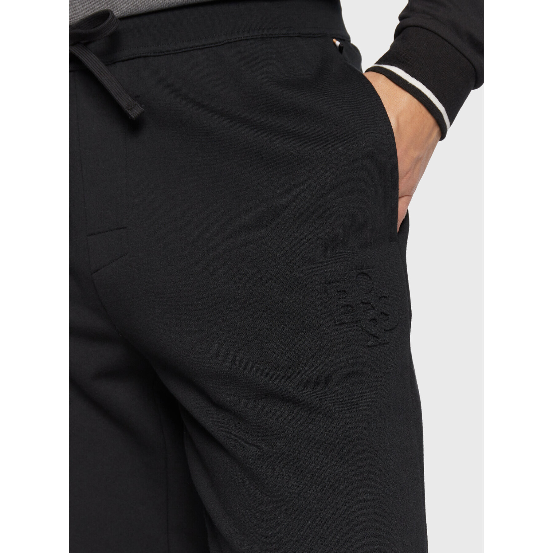 Boss Pantaloni trening Heritage 50480668 Negru Regular Fit - Pled.ro