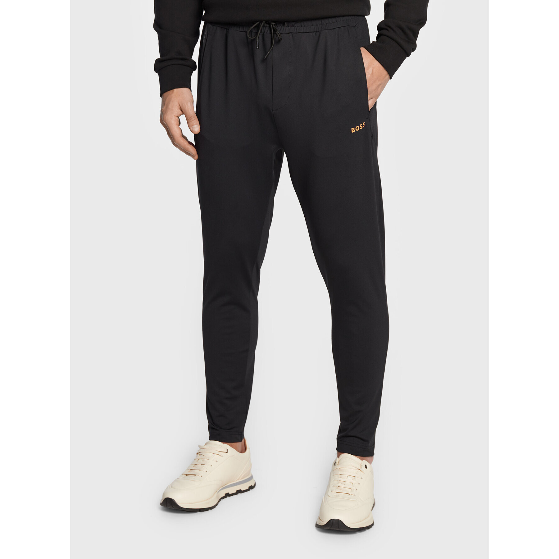 Boss Pantaloni trening Hicon Active 50476935 Negru Regular Fit - Pled.ro