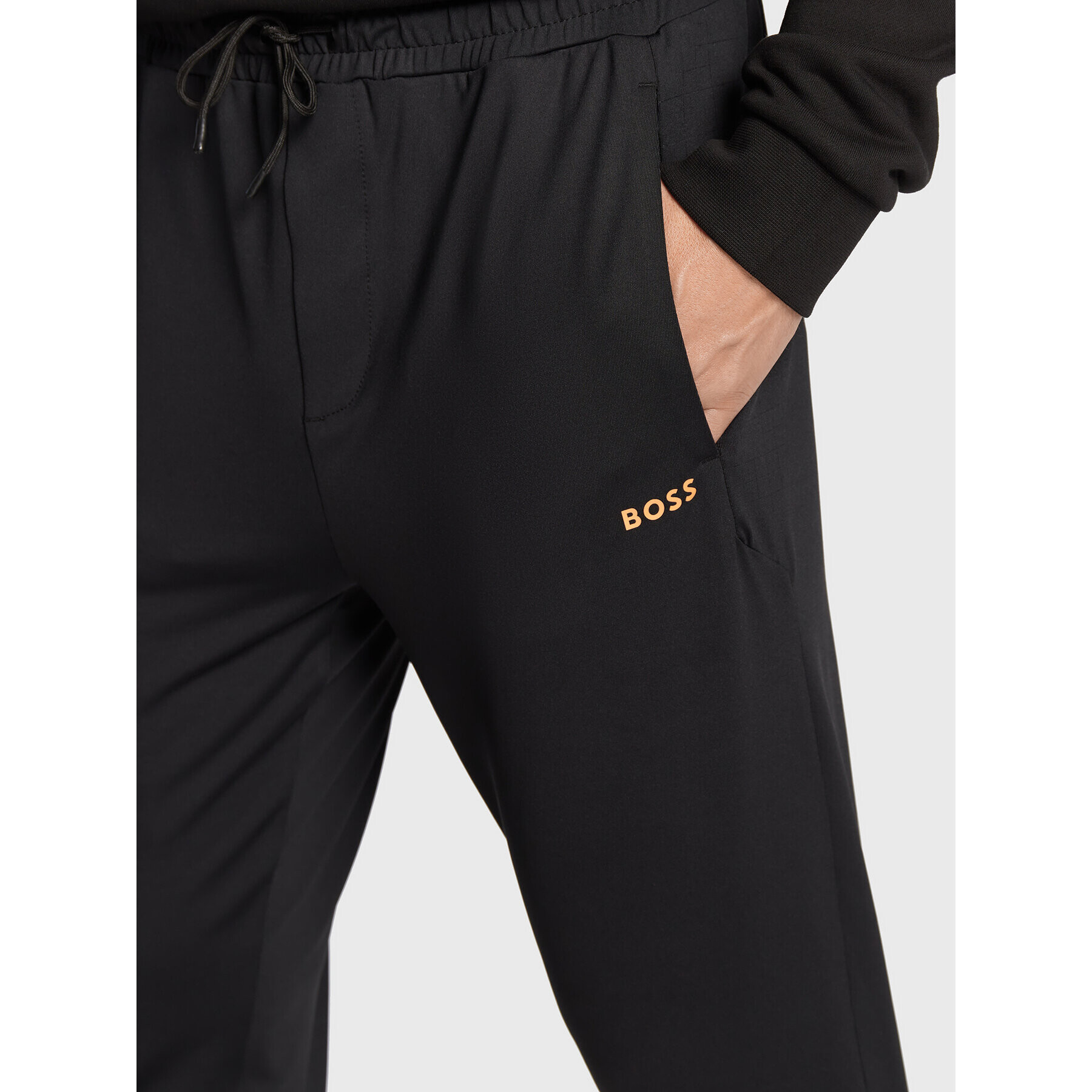 Boss Pantaloni trening Hicon Active 50476935 Negru Regular Fit - Pled.ro