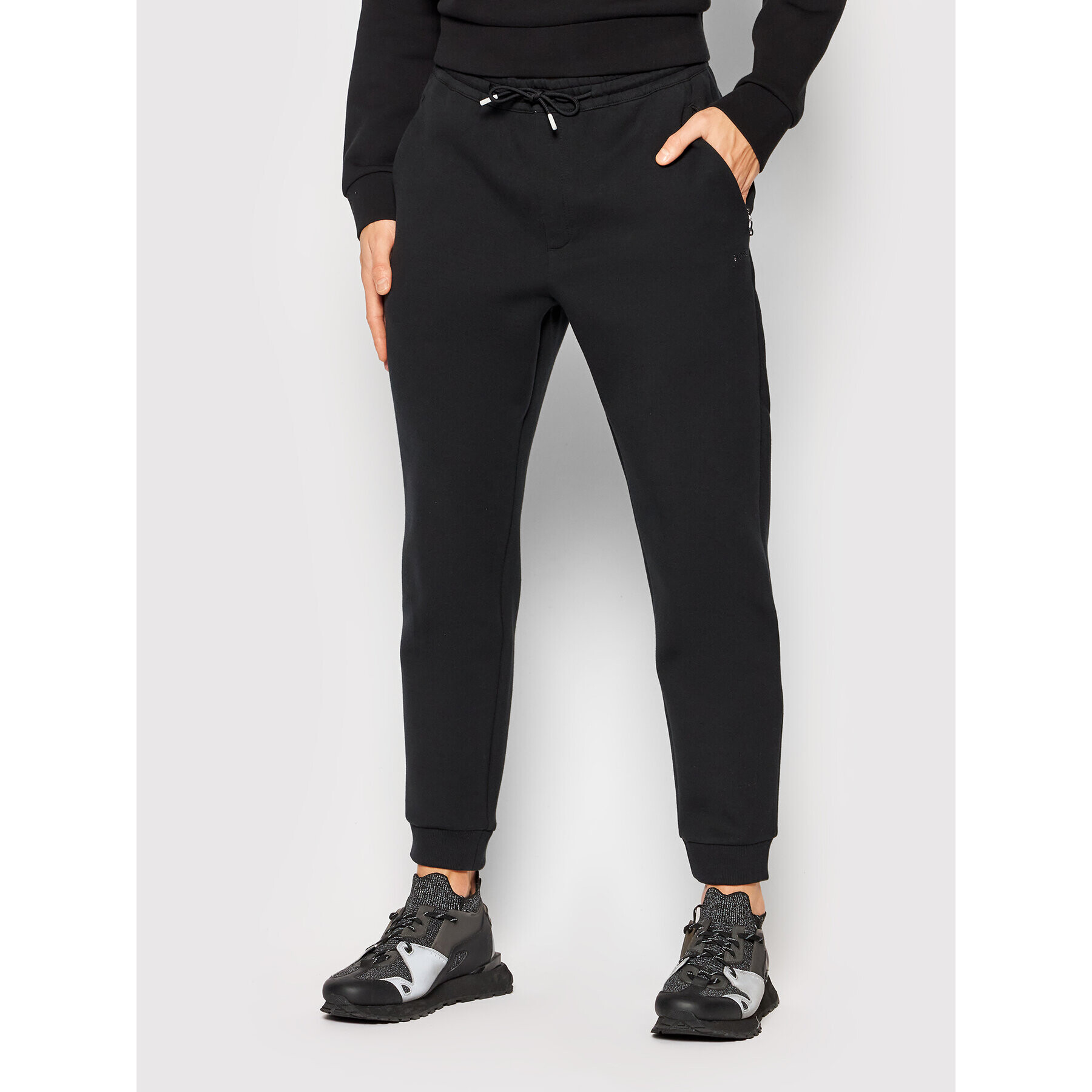 Boss Pantaloni trening Hover 50461908 Negru Regular Fit - Pled.ro