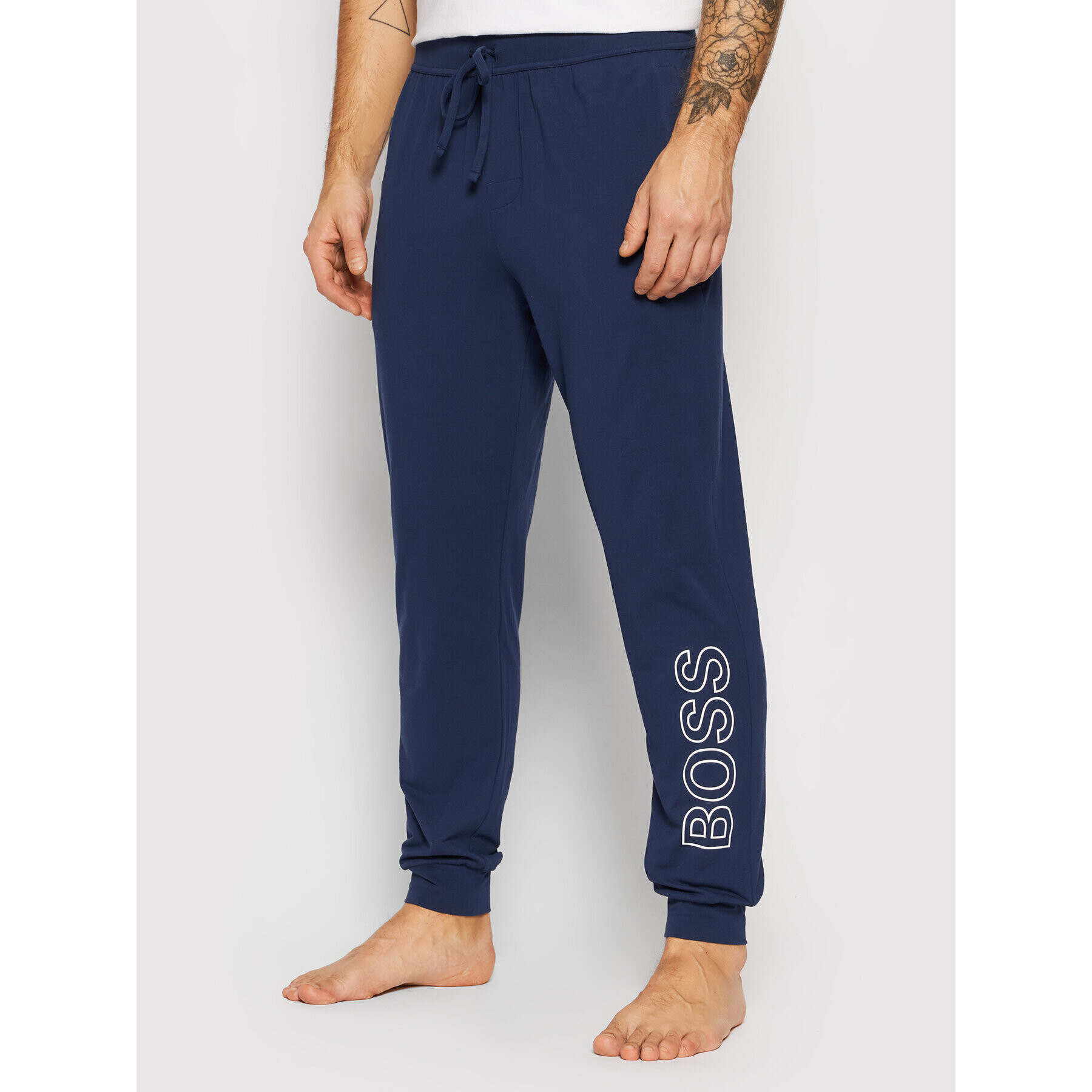 Boss Pantaloni trening Identity 50460267 Bleumarin Regular Fit - Pled.ro