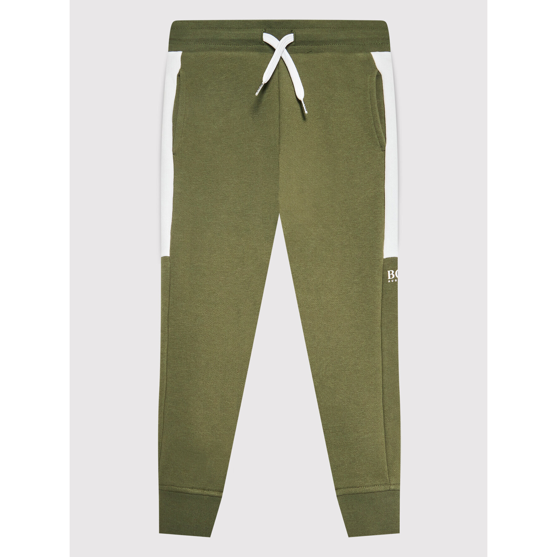 Boss Pantaloni trening J24752 M Verde Regular Fit - Pled.ro