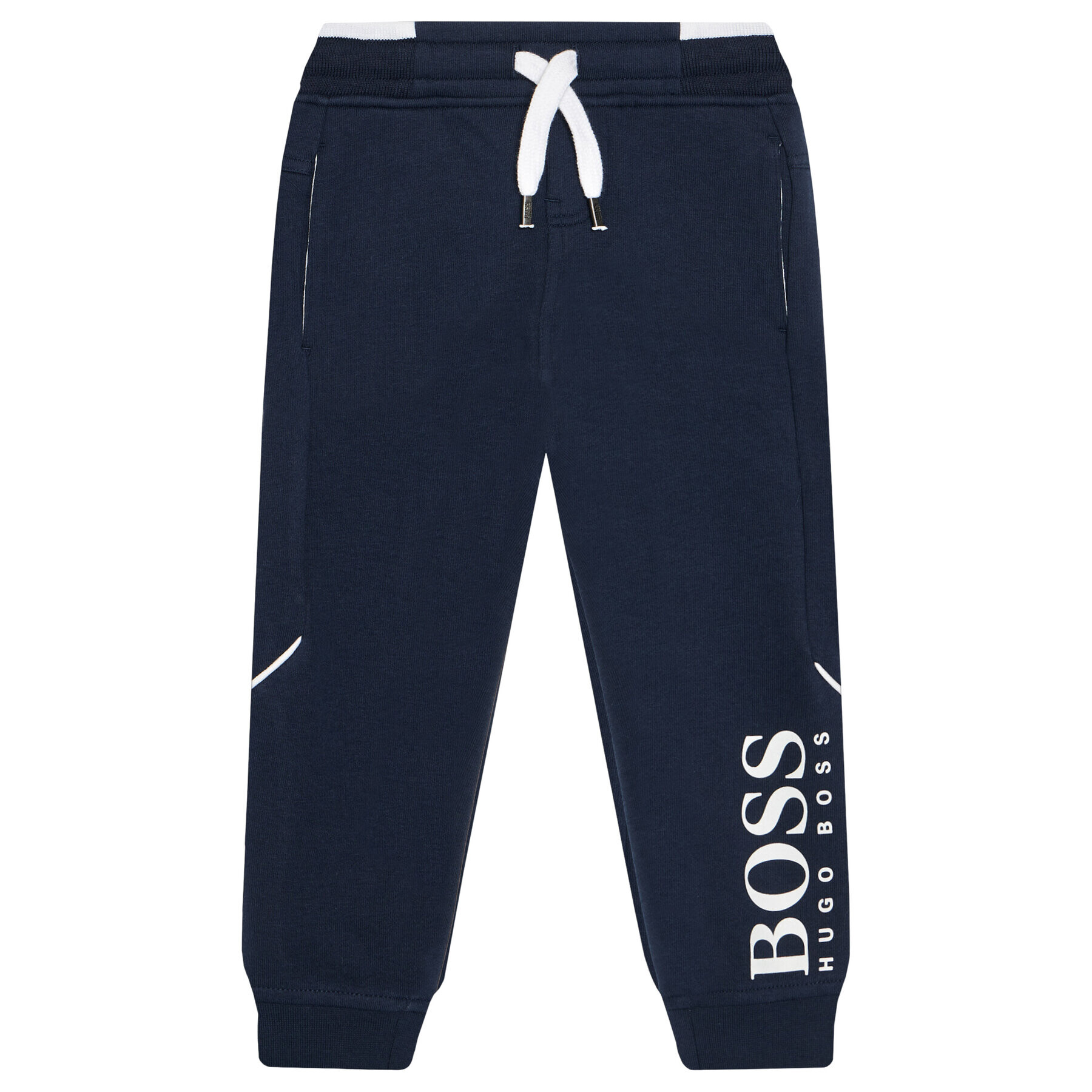 Boss Pantaloni trening J24M35 D Bleumarin Regular Fit - Pled.ro