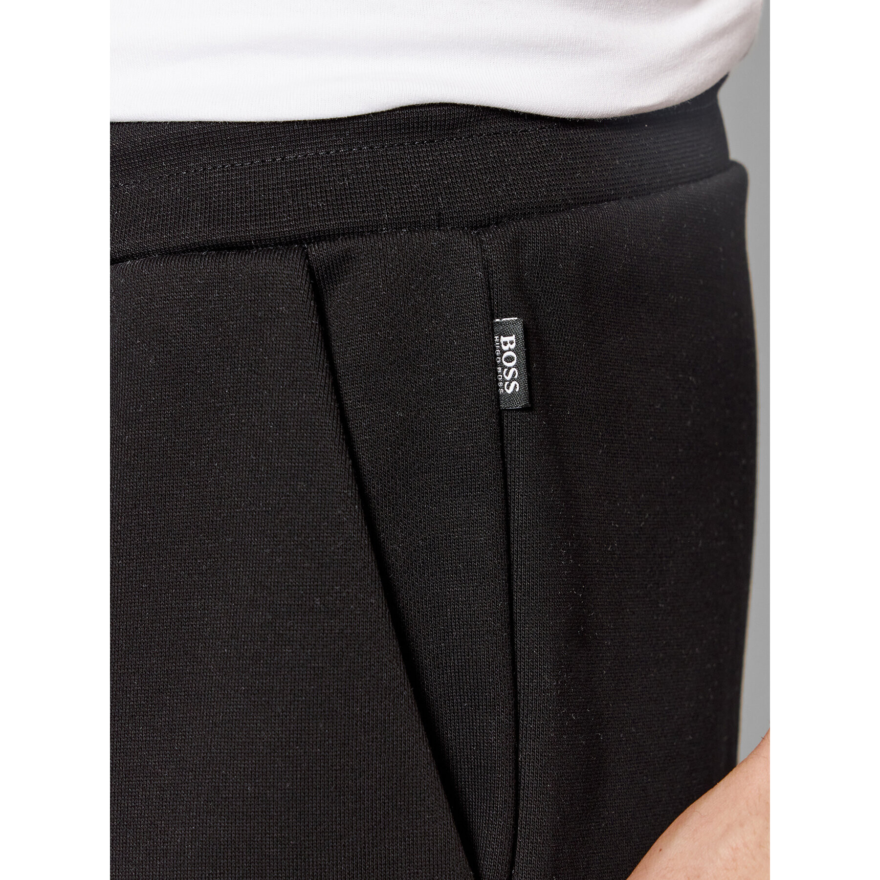 Boss Pantaloni trening Lamont 79 50463100 Negru Regular Fit - Pled.ro