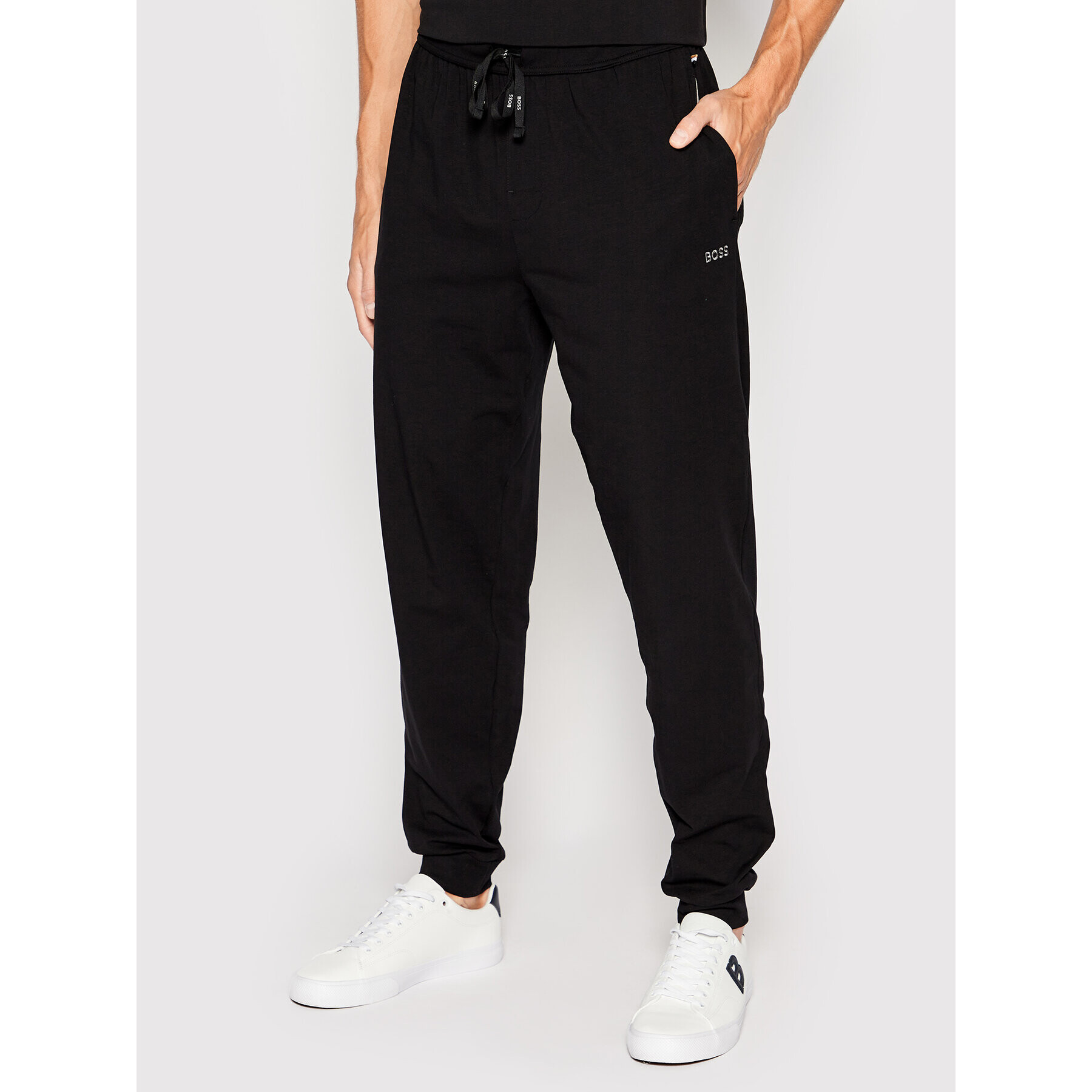 Boss Pantaloni trening Mix&Match 50469538 Negru Regular Fit - Pled.ro