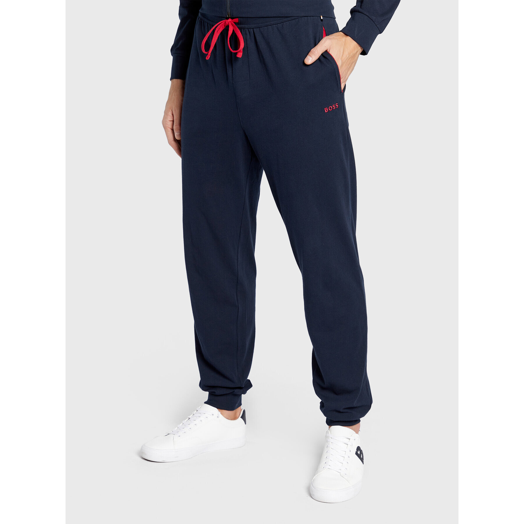 Boss Pantaloni trening Mix&Match 50473000 Bleumarin Regular Fit - Pled.ro