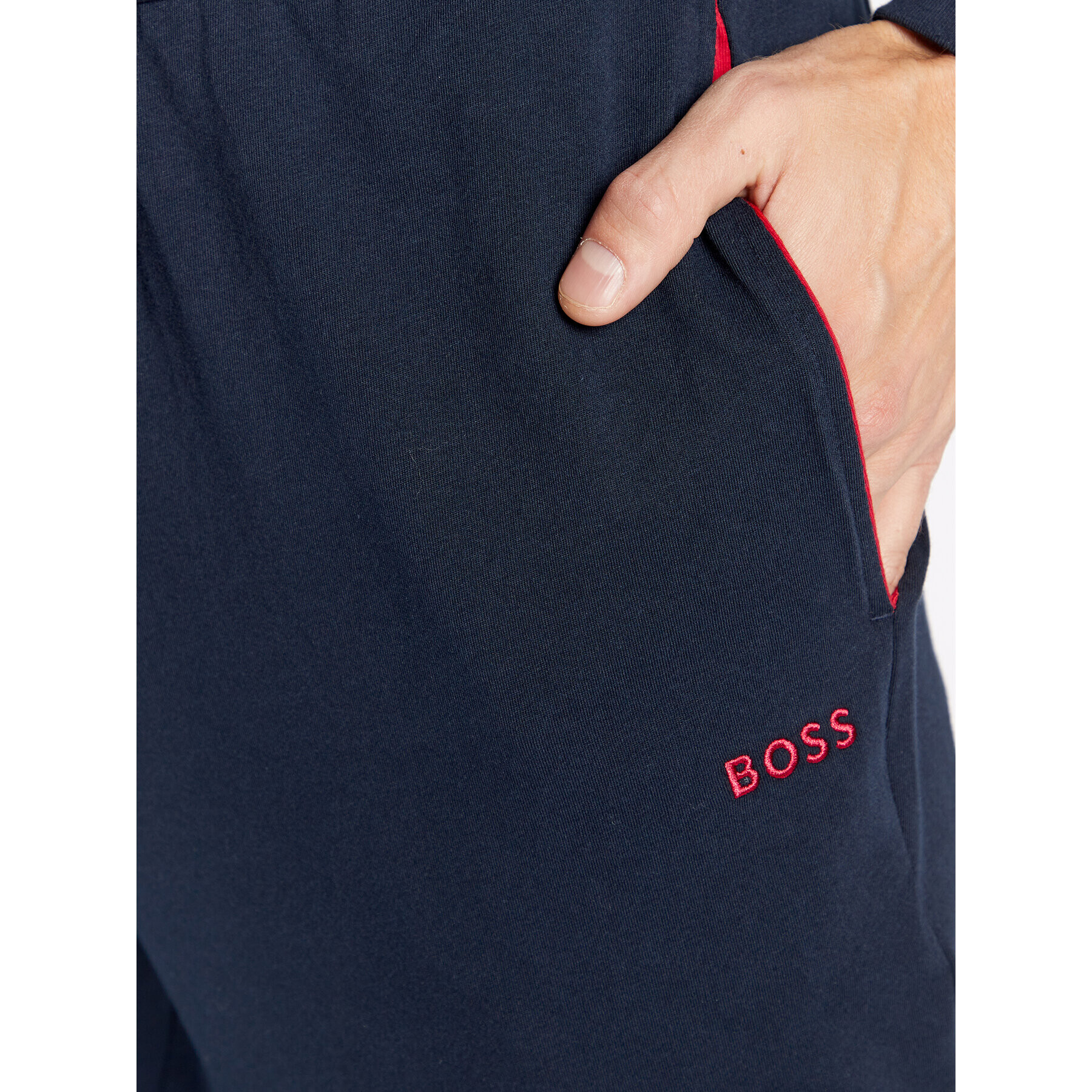 Boss Pantaloni trening Mix&Match 50473000 Bleumarin Regular Fit - Pled.ro