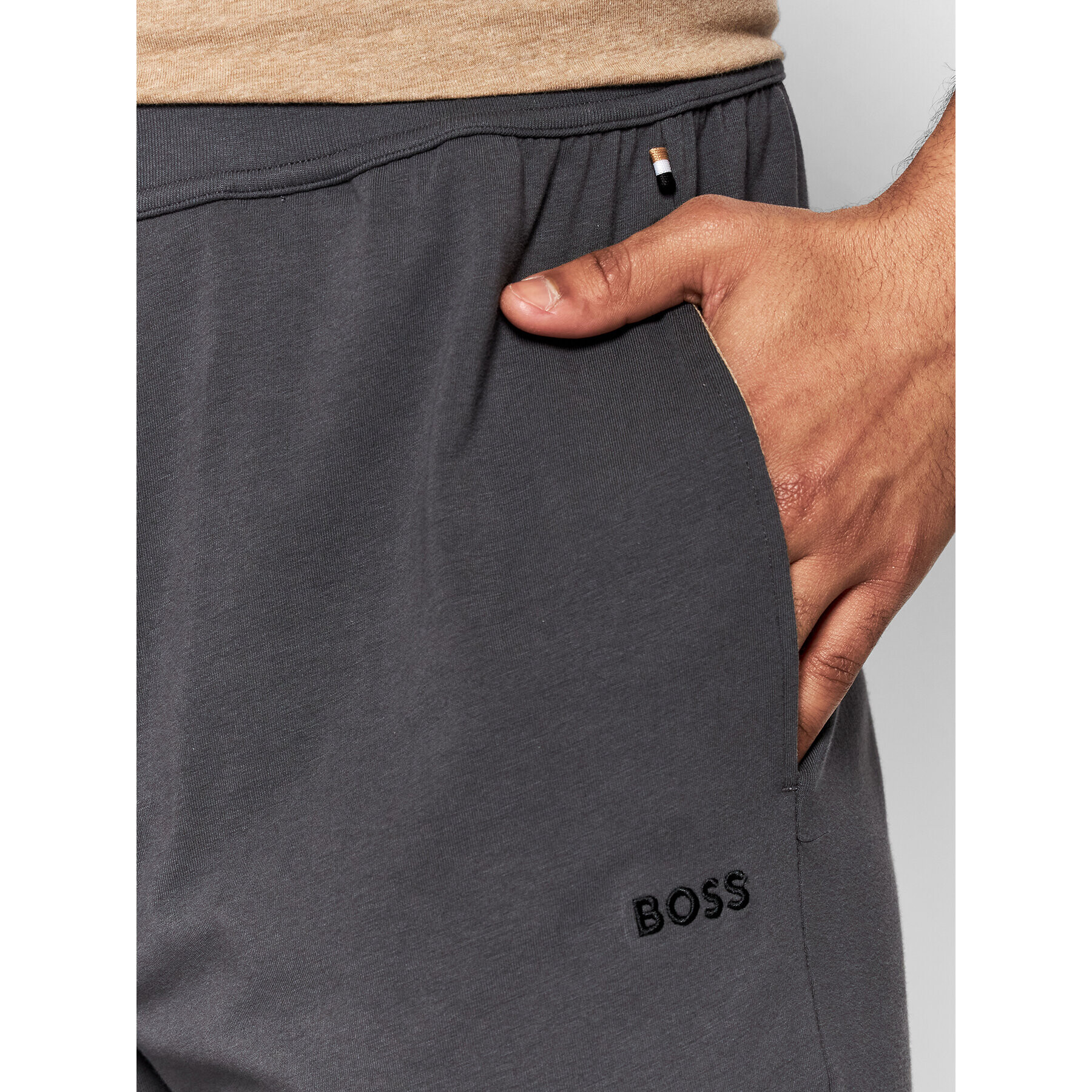 Boss Pantaloni trening Mix&Match 50473000 Gri Regular Fit - Pled.ro