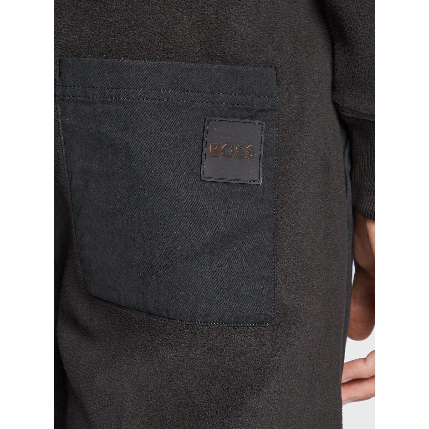 Boss Pantaloni trening Sefleece 50476174 Negru Regular Fit - Pled.ro