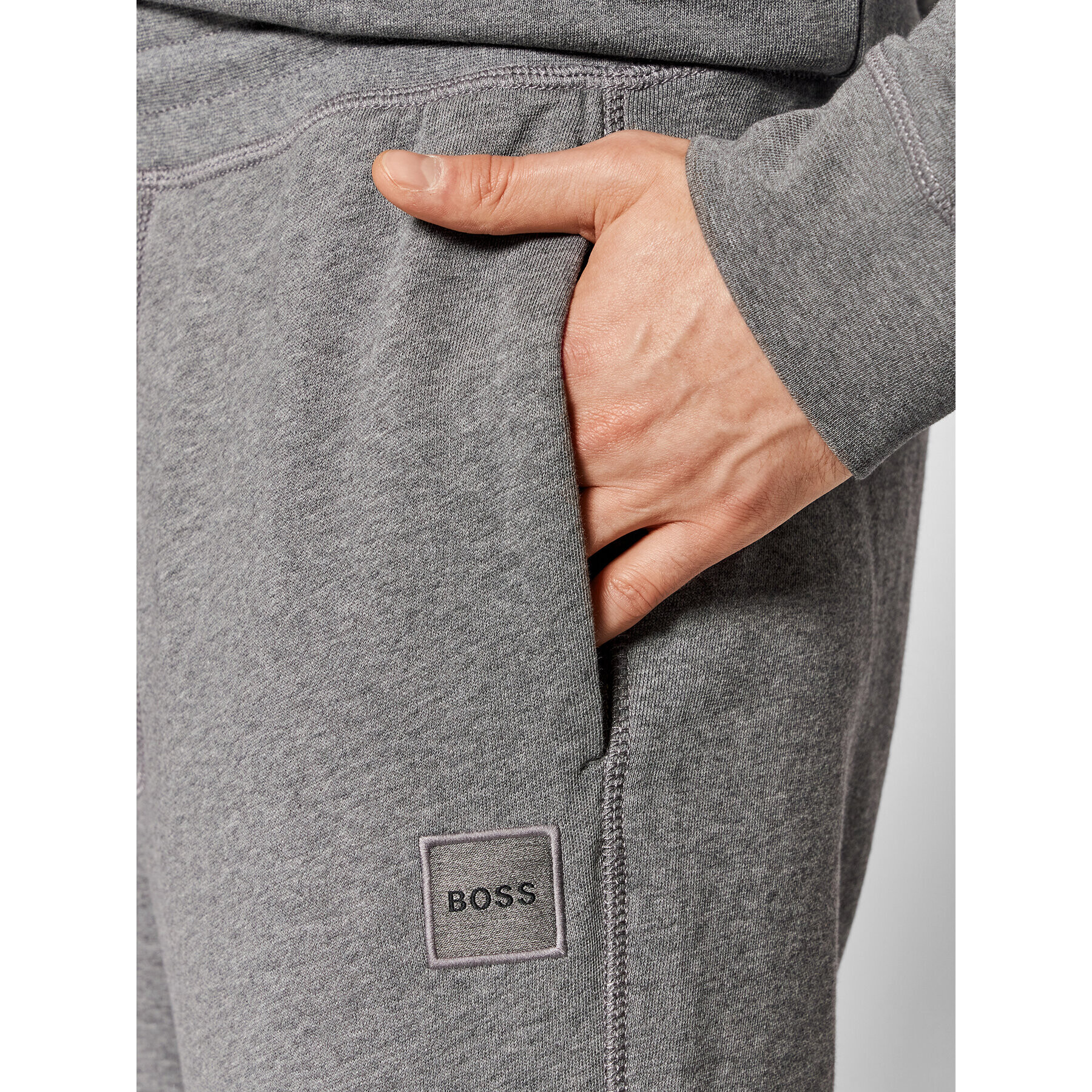 Boss Pantaloni trening Sestart 1 50462790 Gri Regular Fit - Pled.ro