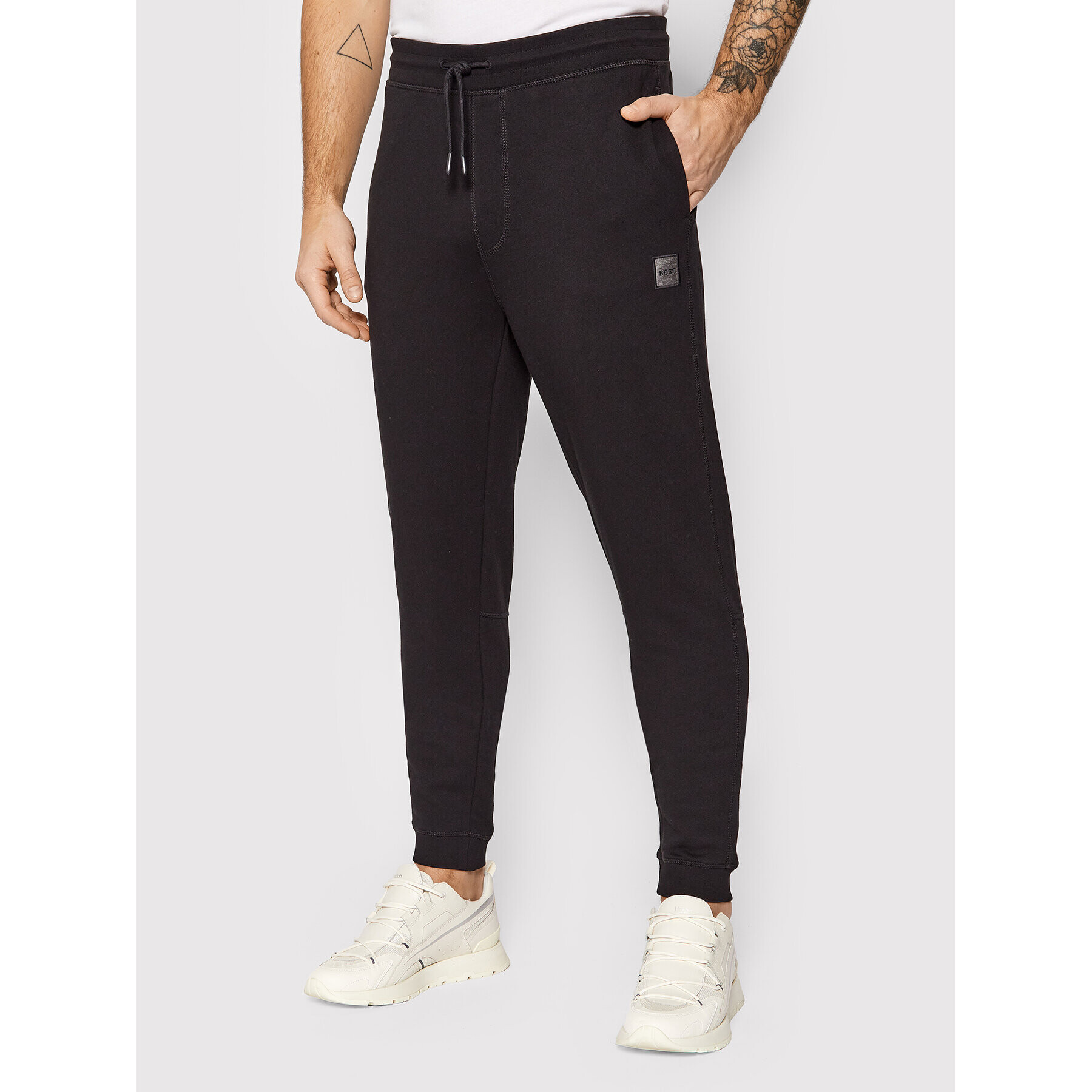 Boss Pantaloni trening Sestart 1 50462790 Negru Regular Fit - Pled.ro