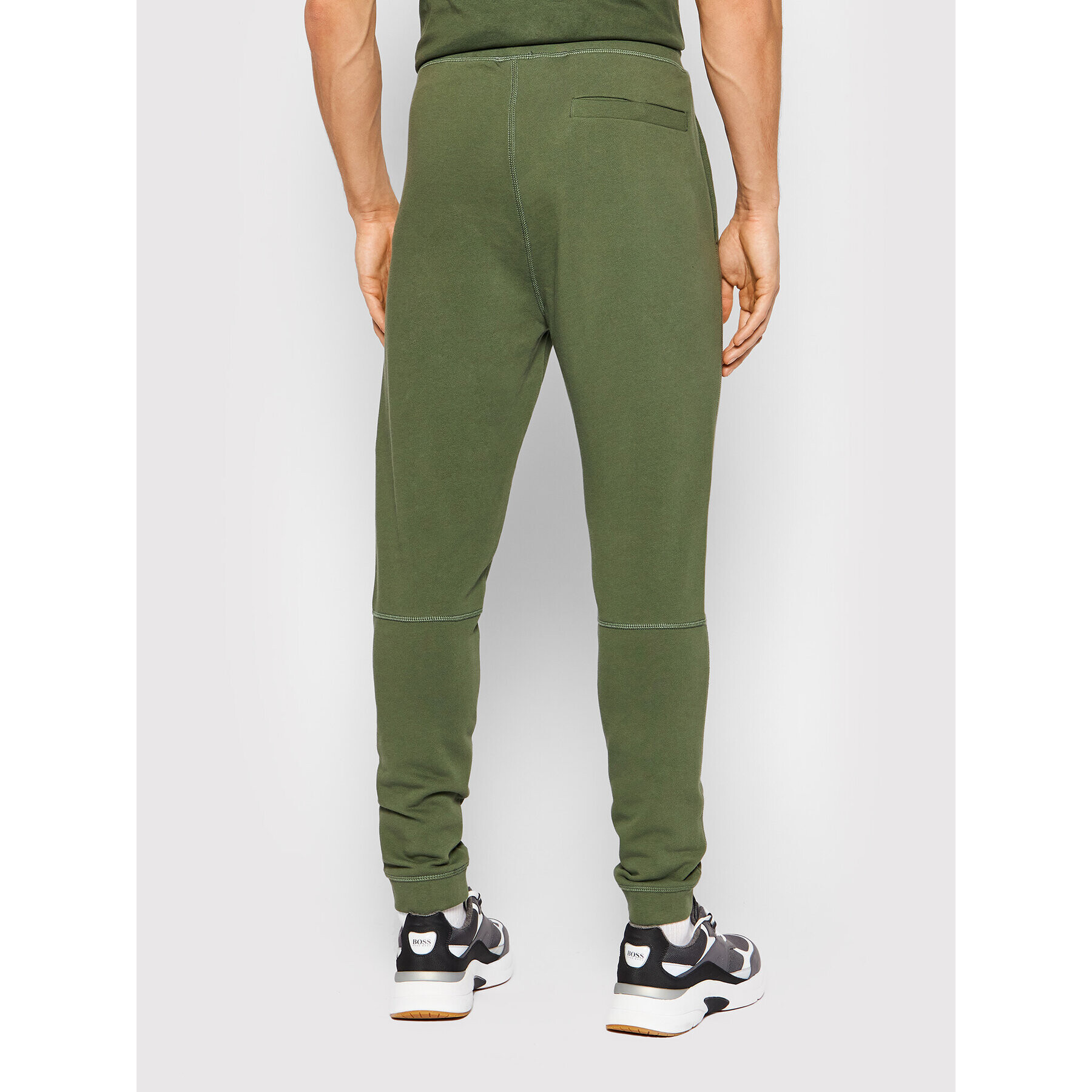 Boss Pantaloni trening Sestart 1 50462790 Verde Regular Fit - Pled.ro