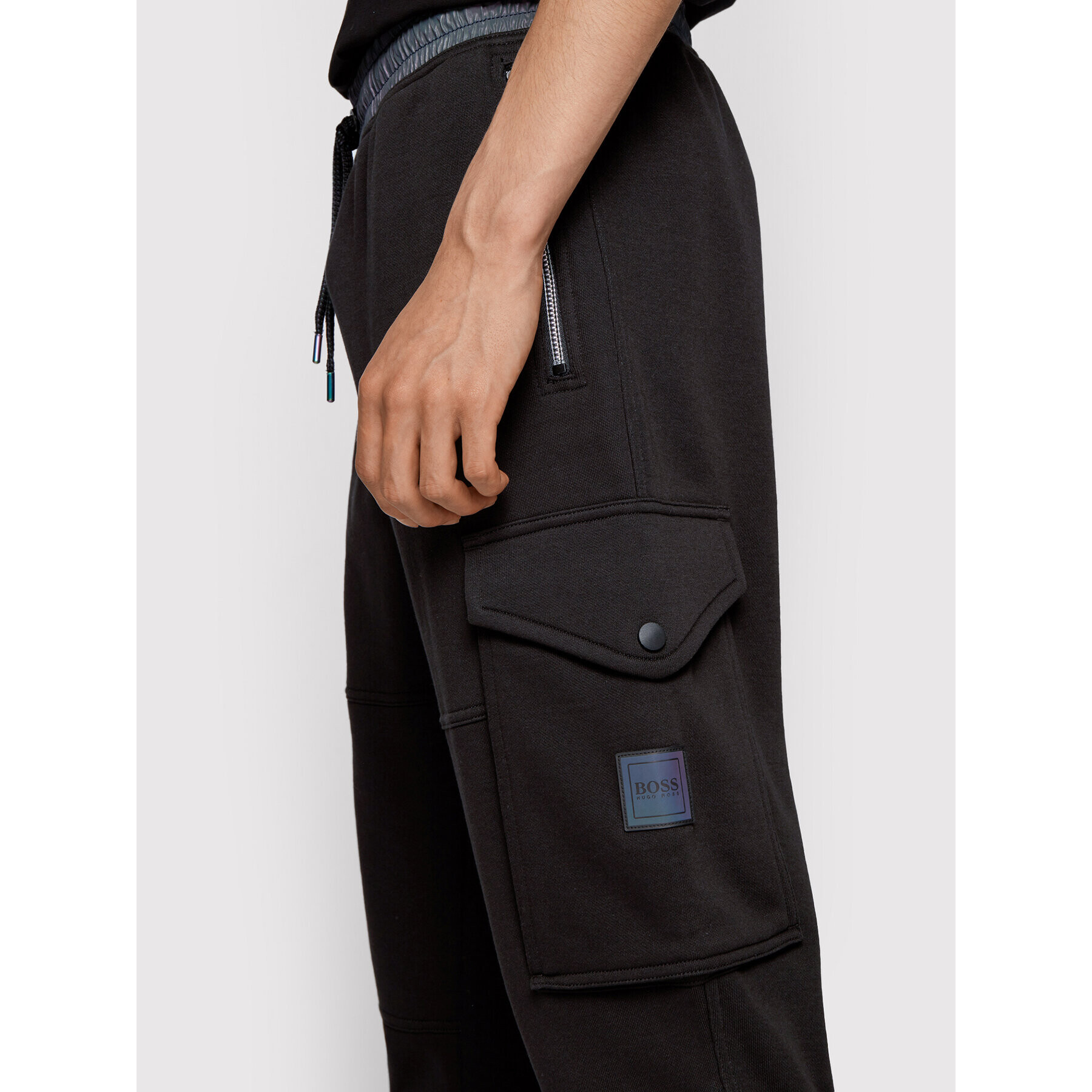 Boss Pantaloni trening Skylight 50443635 Negru Regular Fit - Pled.ro