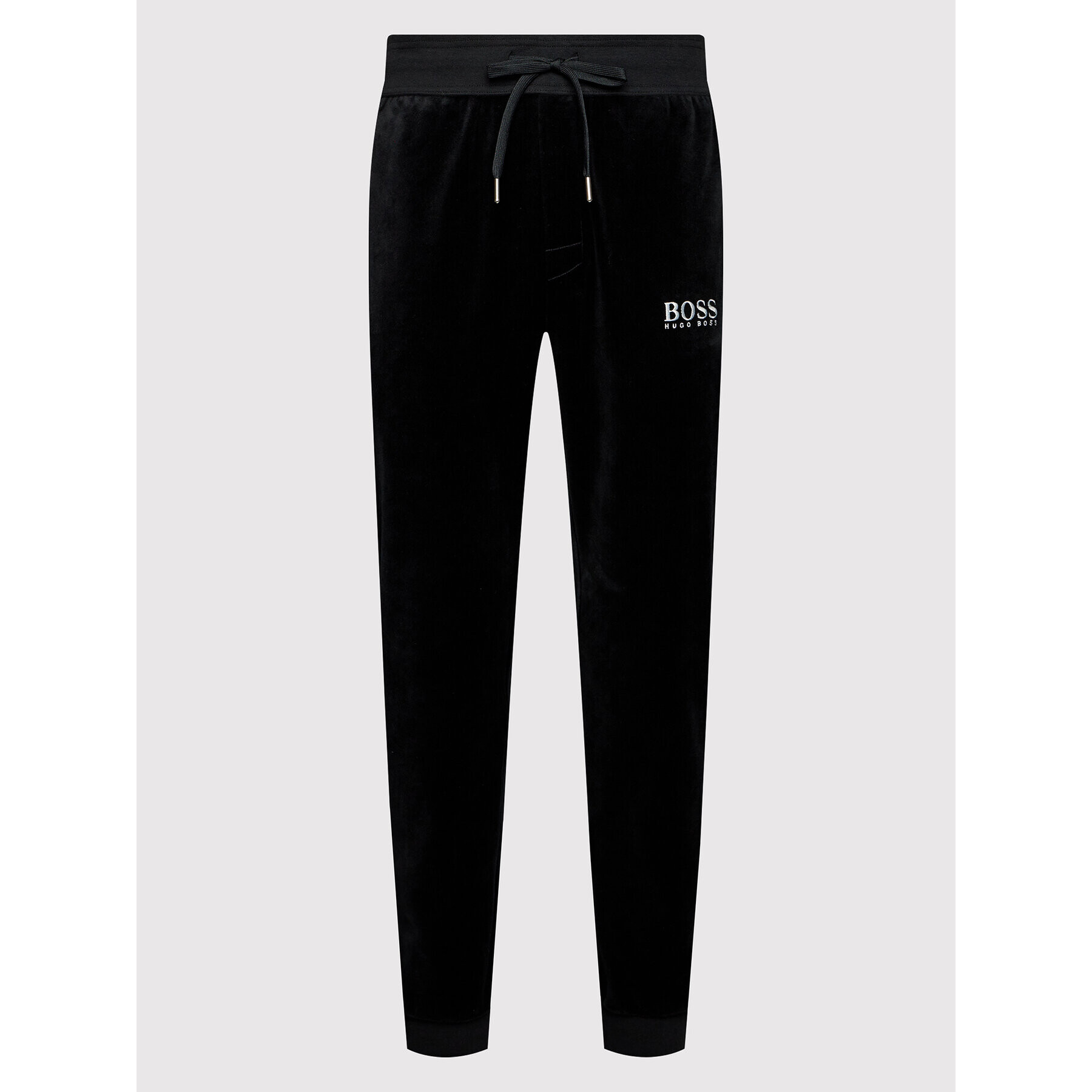 Boss Pantaloni trening Velour 50442821 Negru Regular Fit - Pled.ro