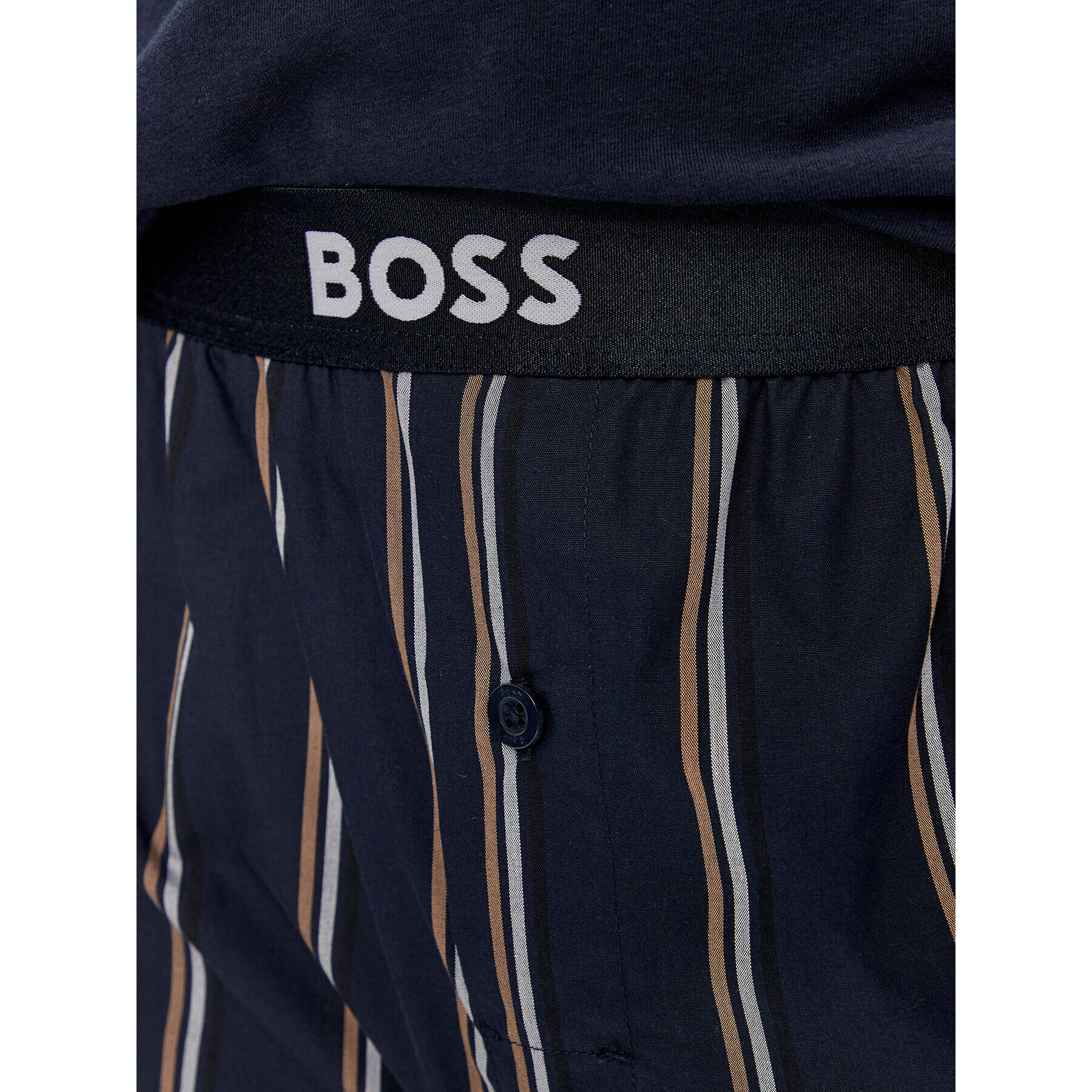 Boss Pijama Easy 50488084 Bleumarin Regular Fit - Pled.ro