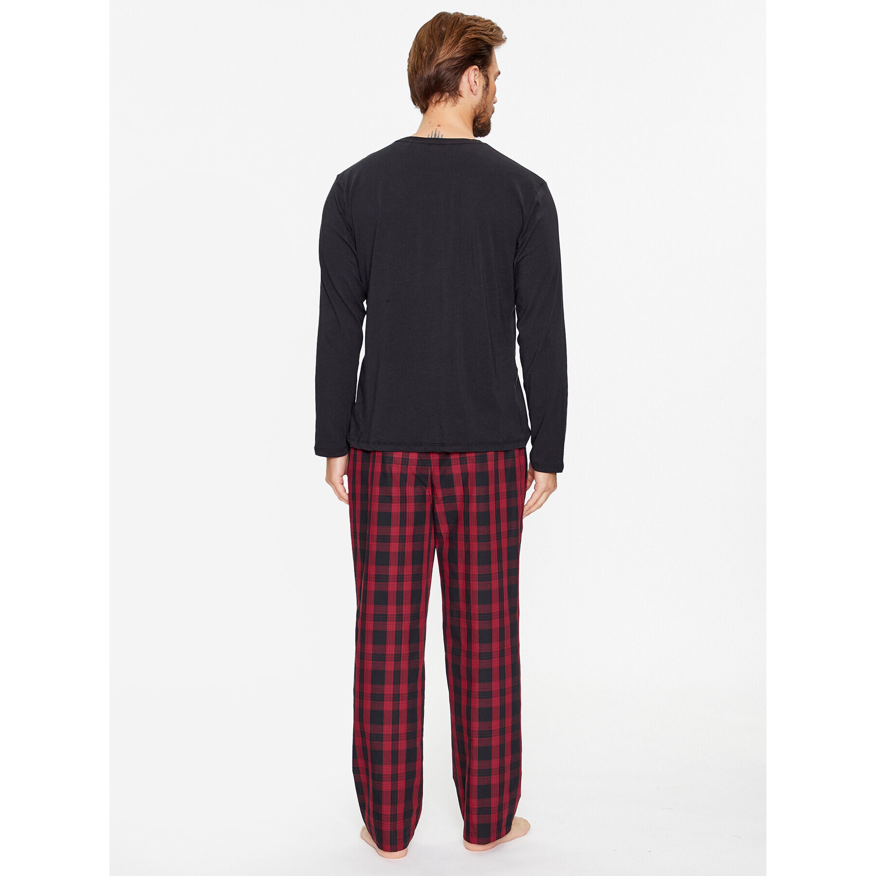 Boss Pijama Easy 50488084 Roșu Regular Fit - Pled.ro