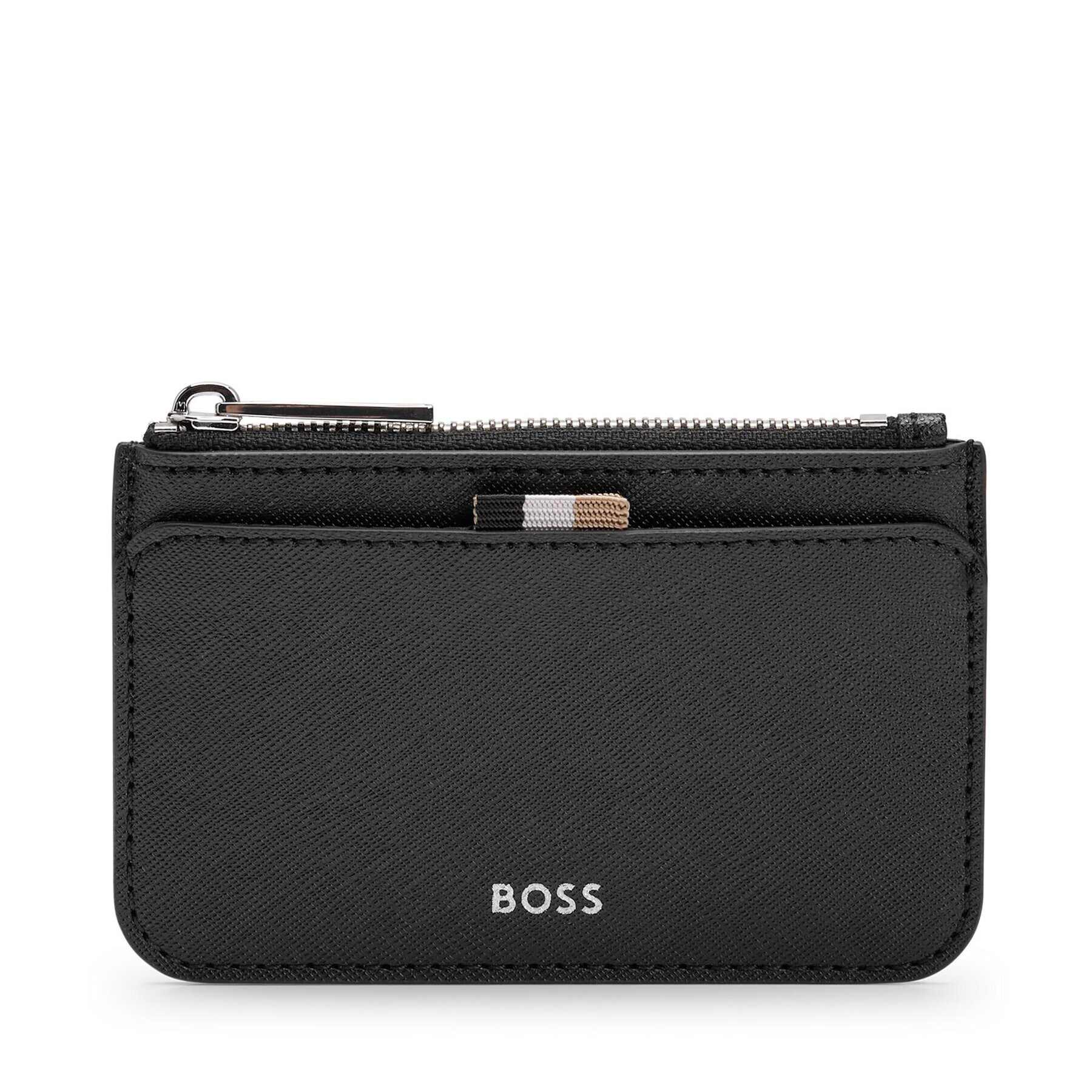 Boss Portofel Mic pentru Bărbați Zair Card Hold Zip 50499278 Negru - Pled.ro