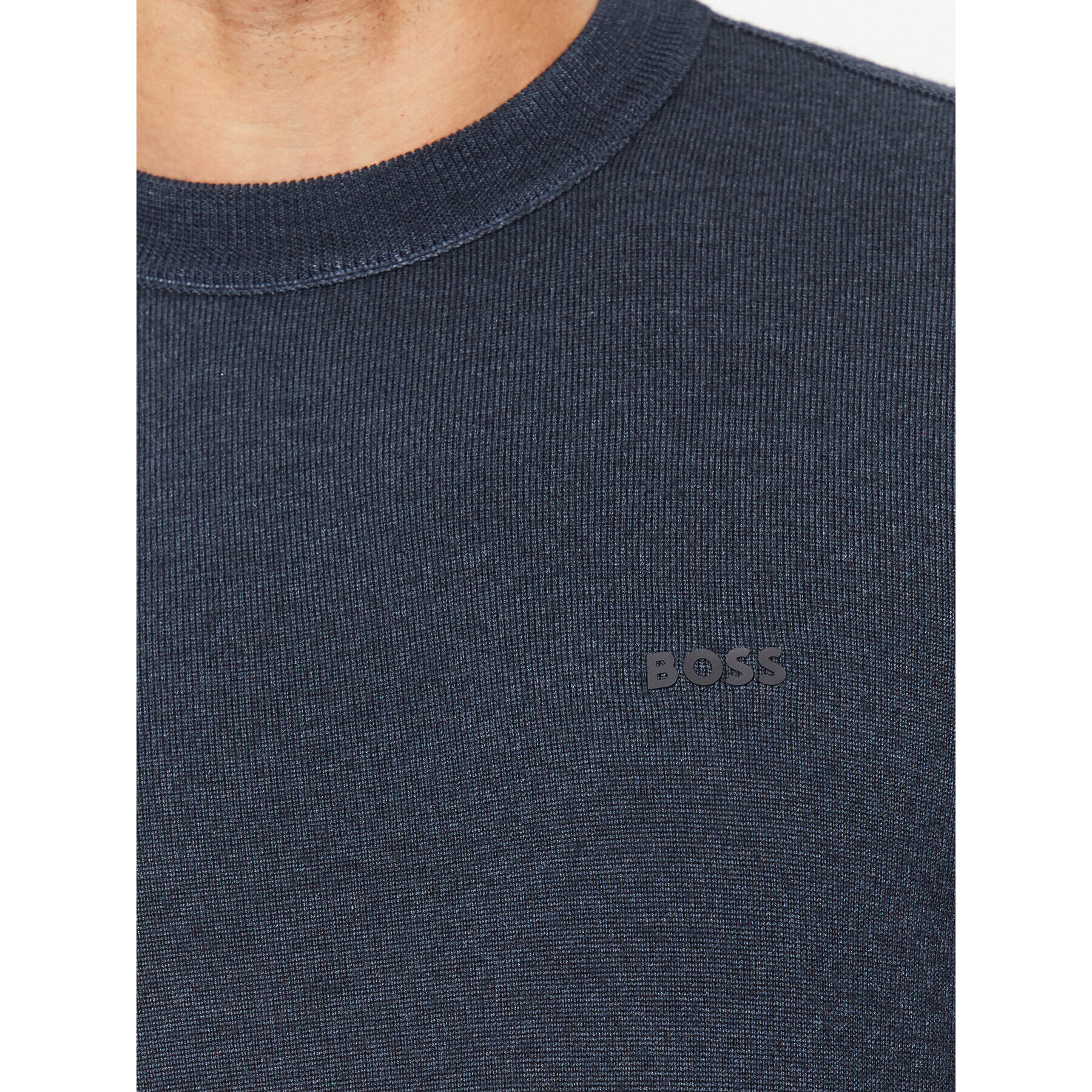 Boss Pulover Astefe 50497604 Bleumarin Regular Fit - Pled.ro