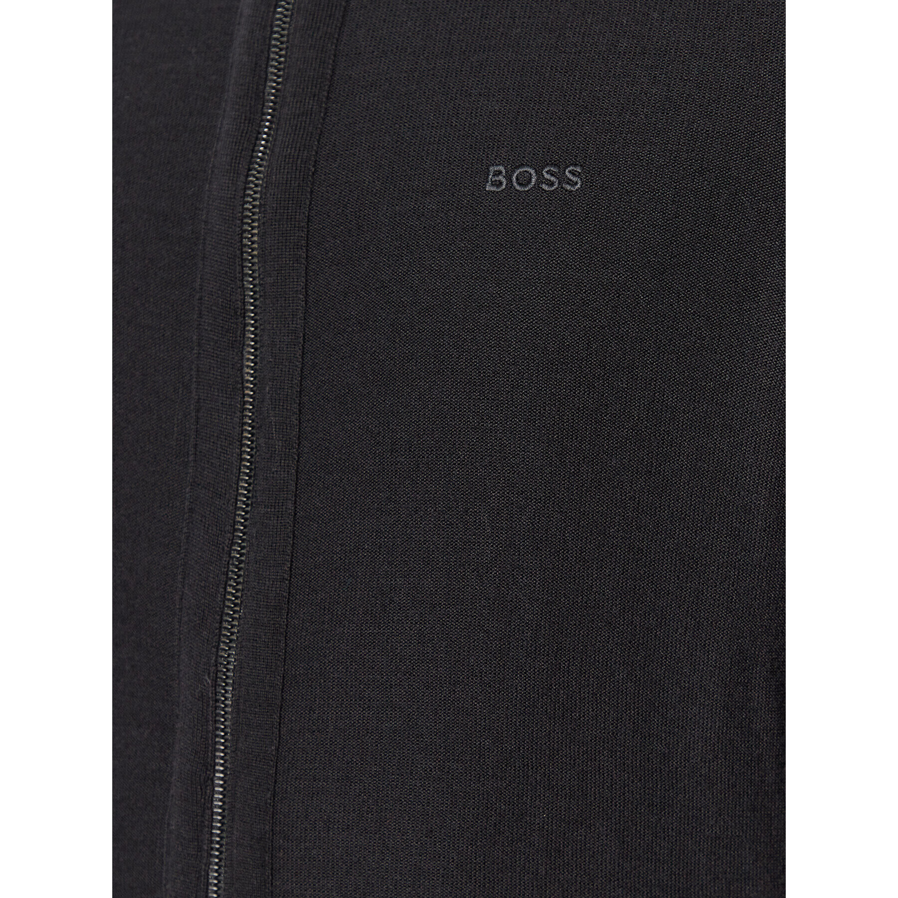 Boss Pulover Avac_Fz 50501750 Negru Regular Fit - Pled.ro