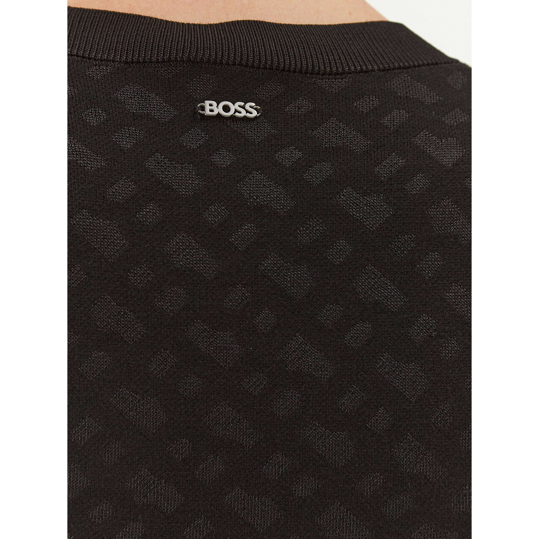 Boss Pulover Furkina 50493923 Negru Regular Fit - Pled.ro