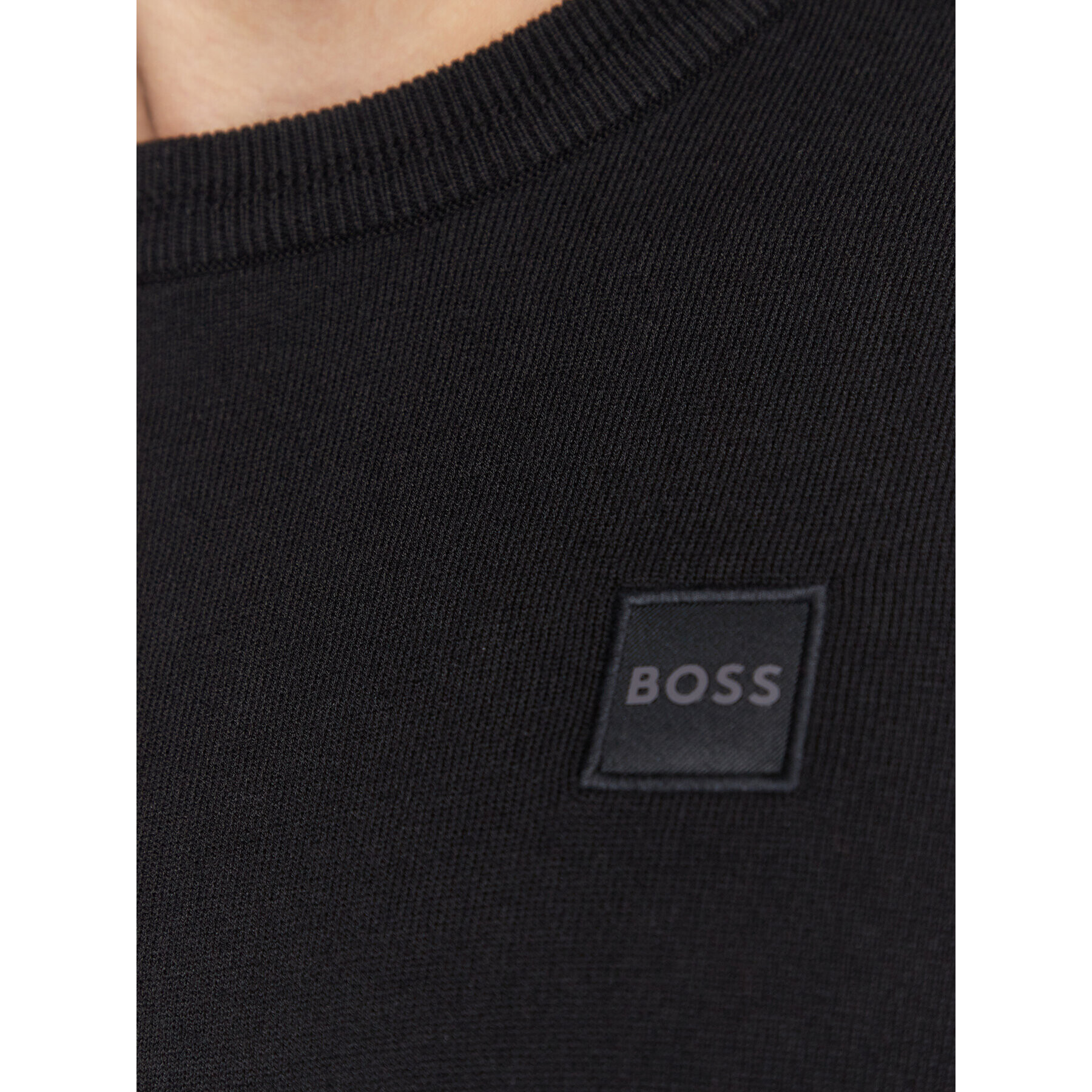 Boss Pulover Kanovano 50471343 Negru Regular Fit - Pled.ro