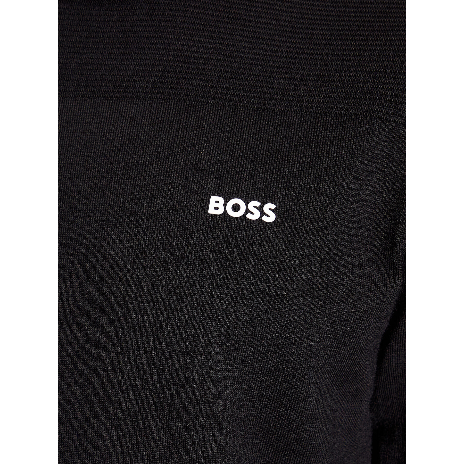 Boss Pulover Momentum-X_Cn 50498559 Negru Regular Fit - Pled.ro