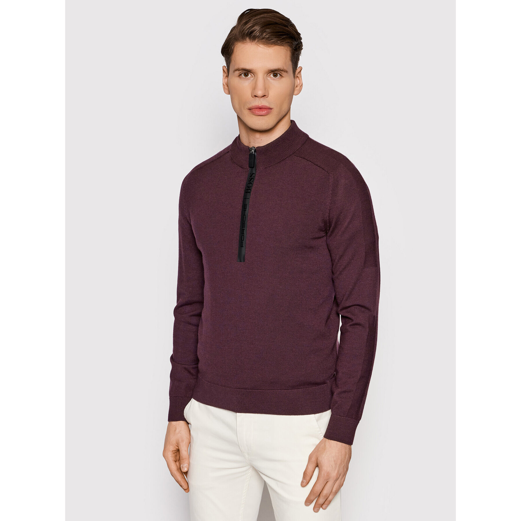 Boss Pulover PORSCHE Neal_PS 50457707 Violet Regular Fit - Pled.ro