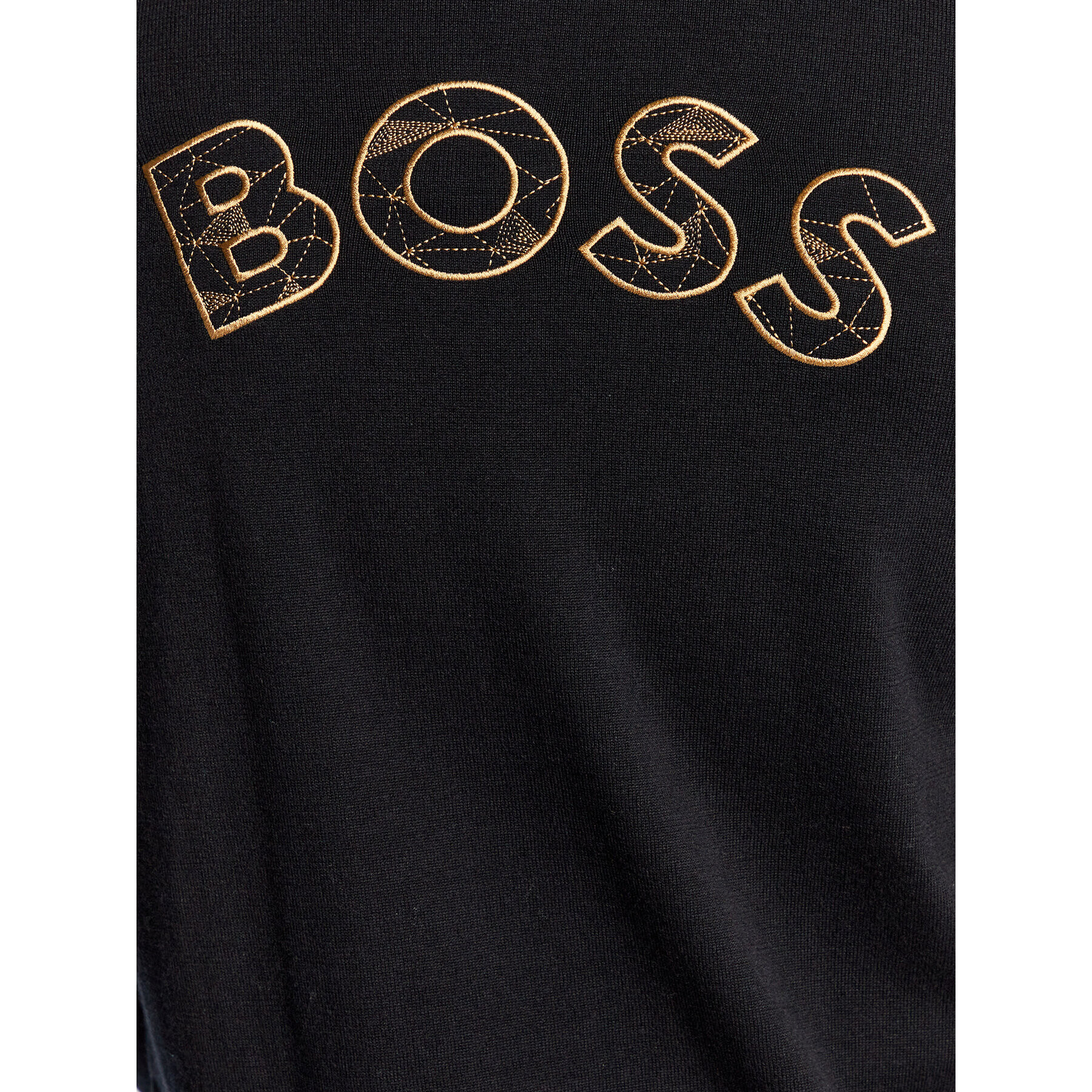 Boss Pulover Zoldan 50475143 Negru Regular Fit - Pled.ro