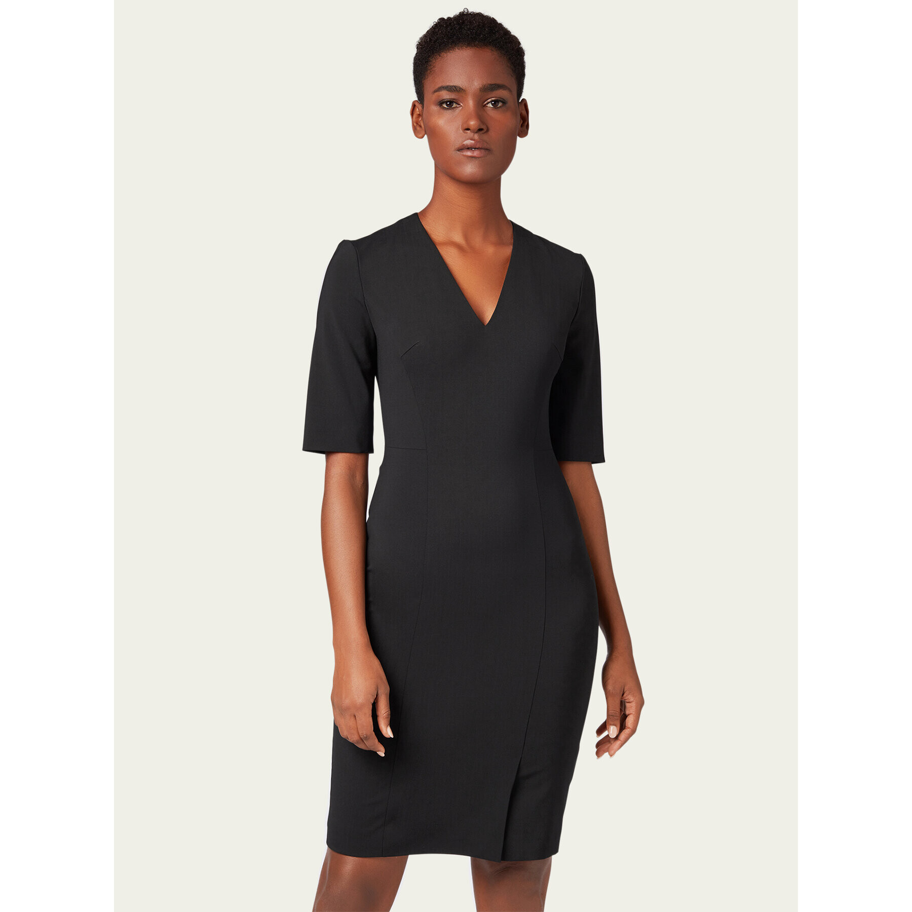 Boss Rochie cocktail Daleno 50395627 Negru Slim Fit - Pled.ro