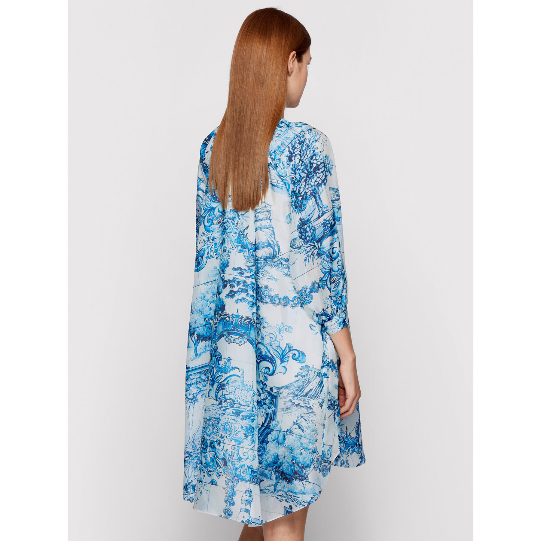 Boss Rochie de vară Difloru 50454550 Albastru Oversize - Pled.ro