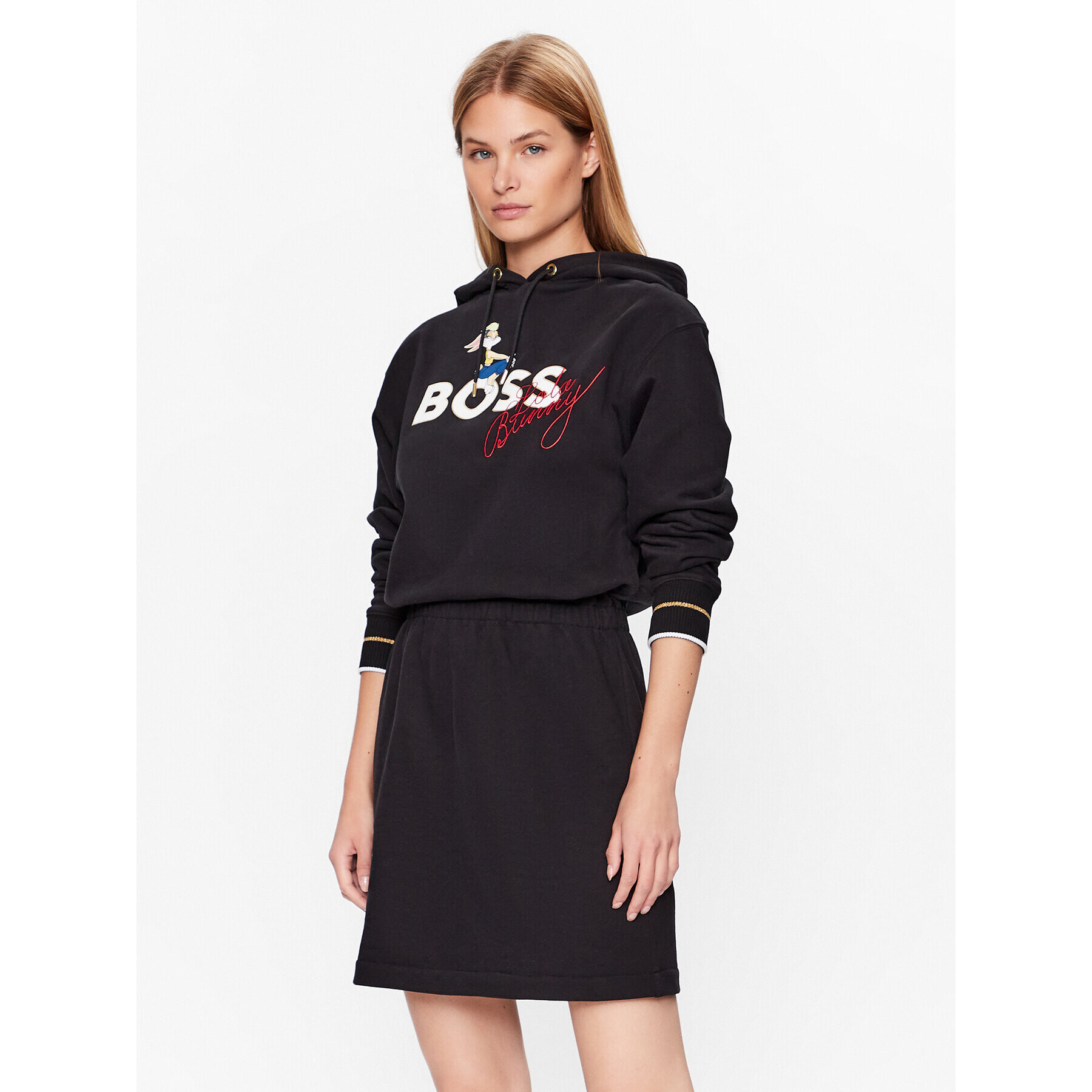 Boss Rochie de zi 50484942 Negru Regular Fit - Pled.ro