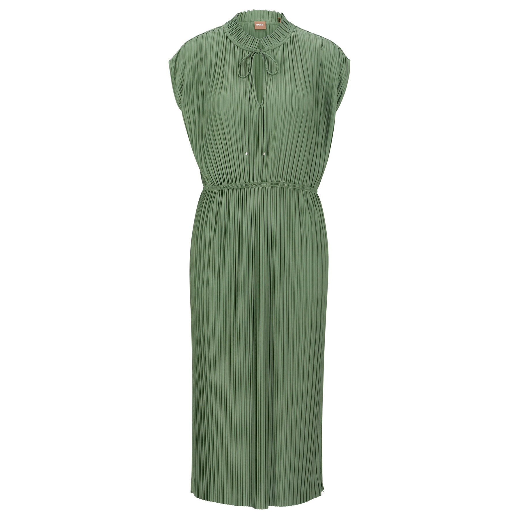 Boss Rochie de zi 50487497 Verde Regular Fit - Pled.ro