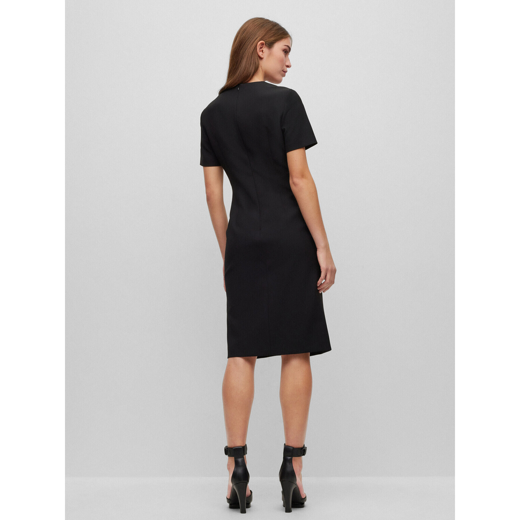 Boss Rochie de zi 50496099 Negru Slim Fit - Pled.ro