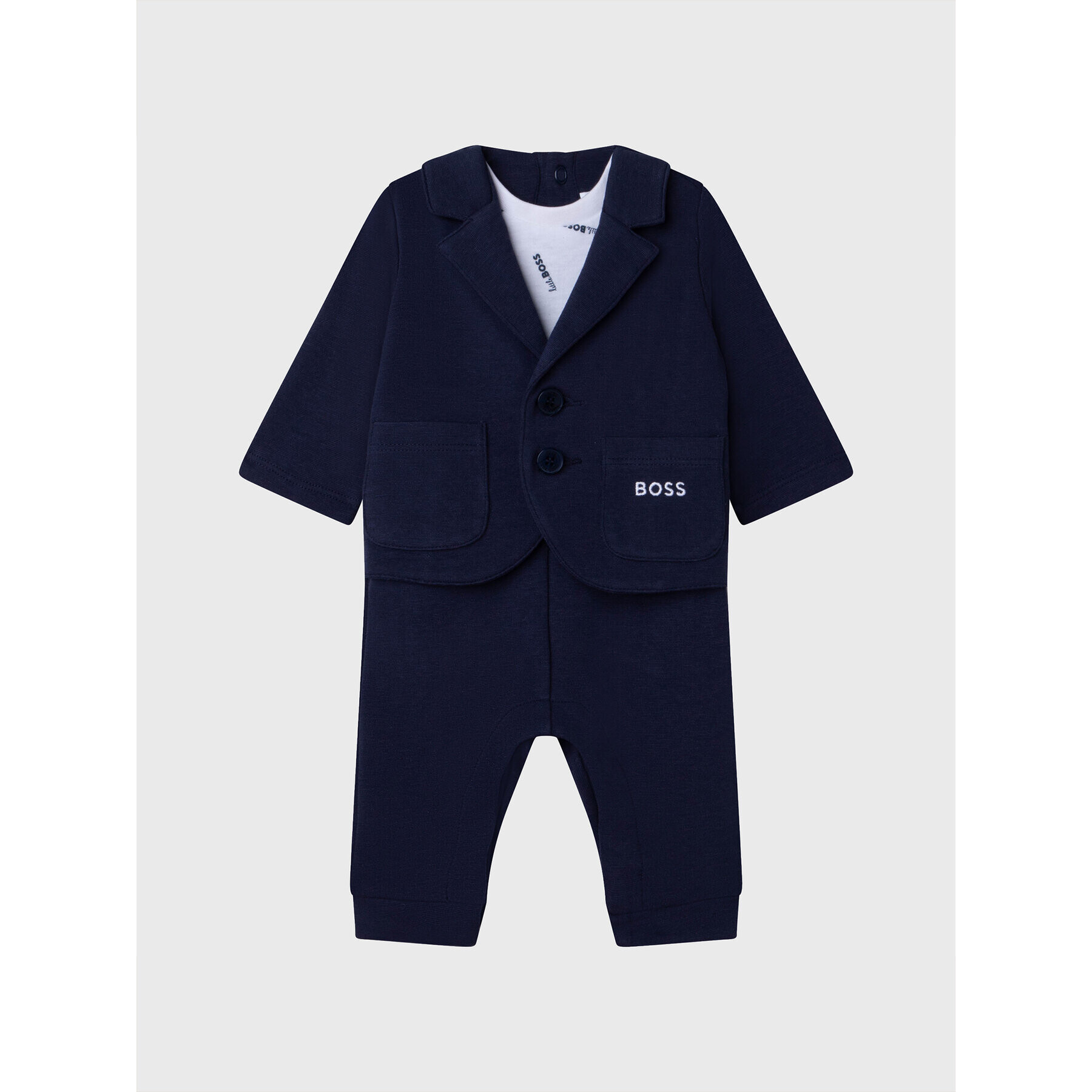 Boss Romper J94326 Bleumarin Regular Fit - Pled.ro