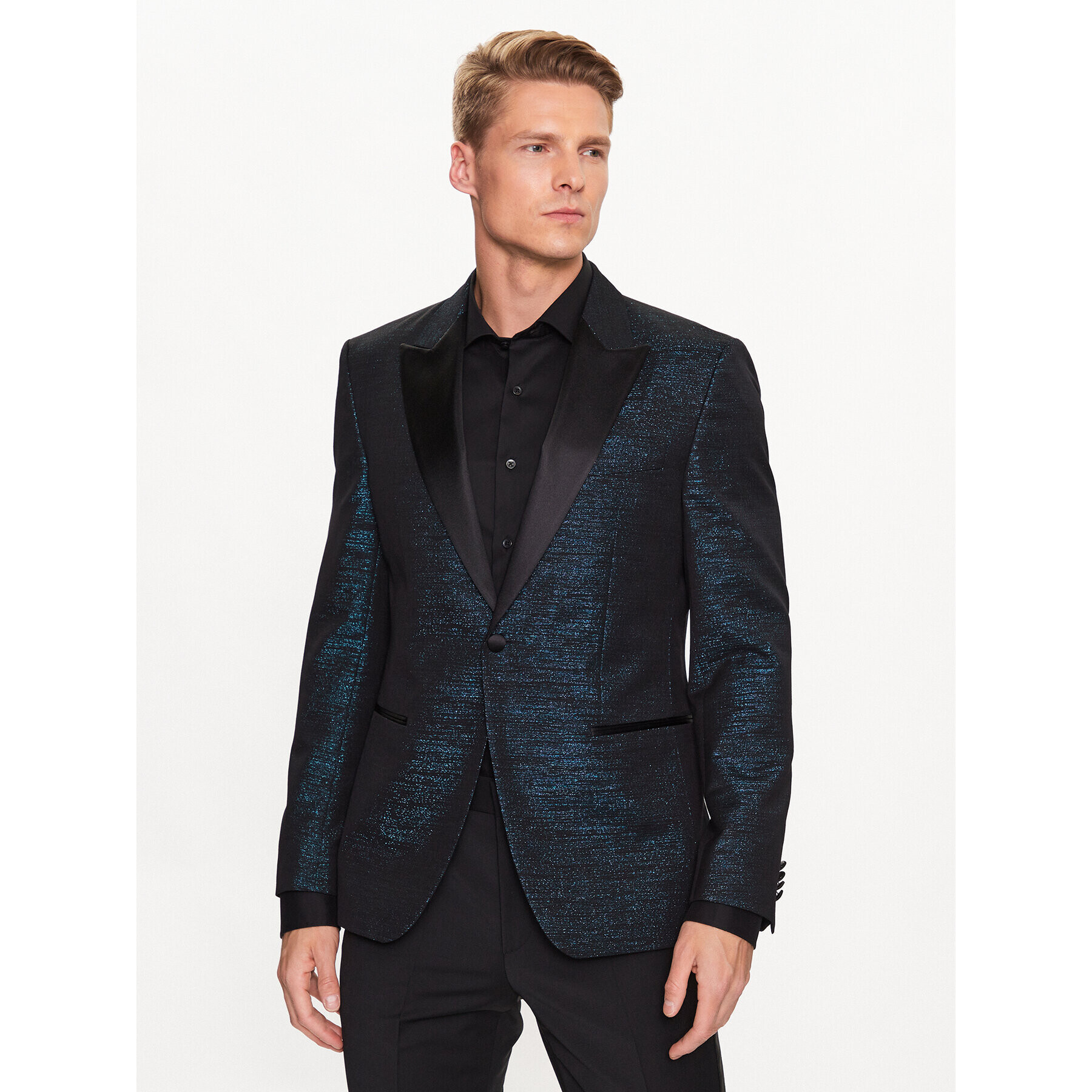 Boss Sacou 50484883 Bleumarin Slim Fit - Pled.ro