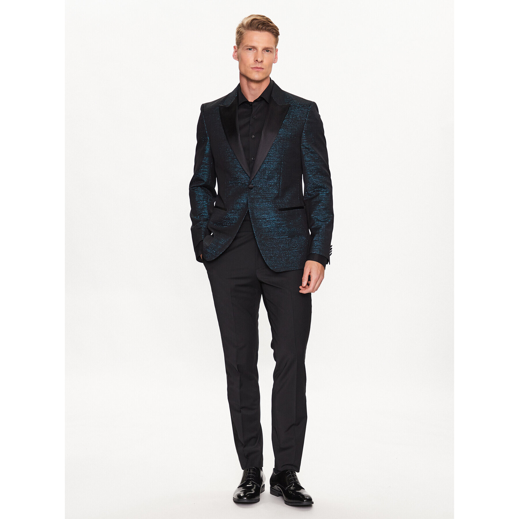 Boss Sacou 50484883 Bleumarin Slim Fit - Pled.ro