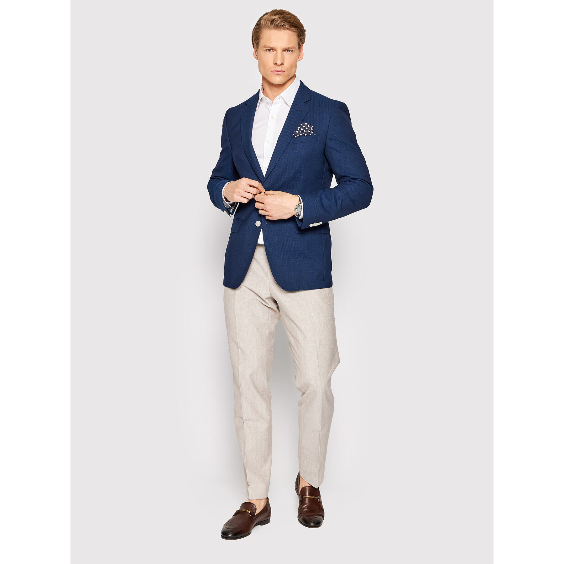 Boss Sacou H-Hutson-222 50468998 Bleumarin Slim Fit - Pled.ro