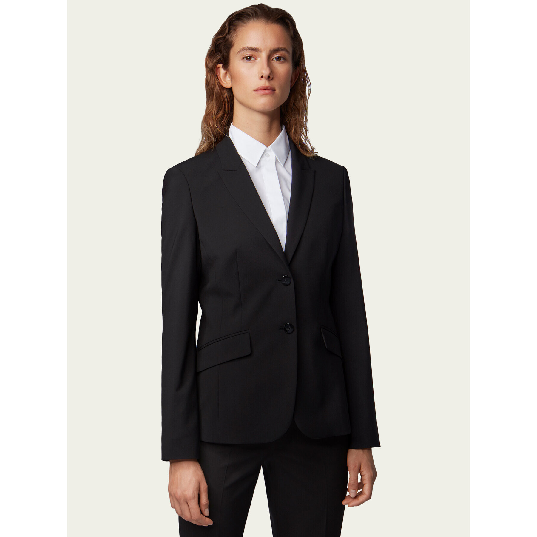 Boss Blazer Julea 50291853 Negru Regular Fit - Pled.ro