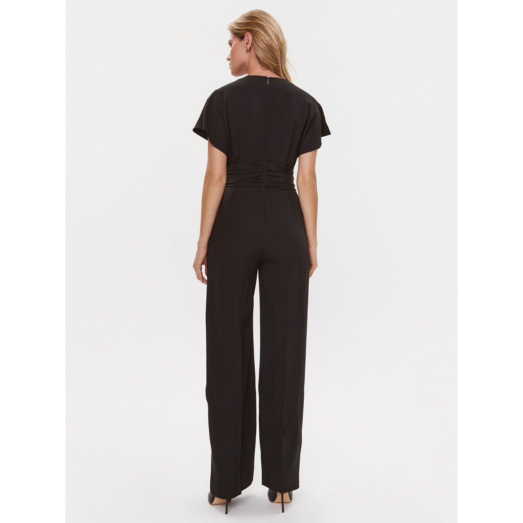 Boss Salopetă Debasa 50500086 Negru Wide Leg - Pled.ro