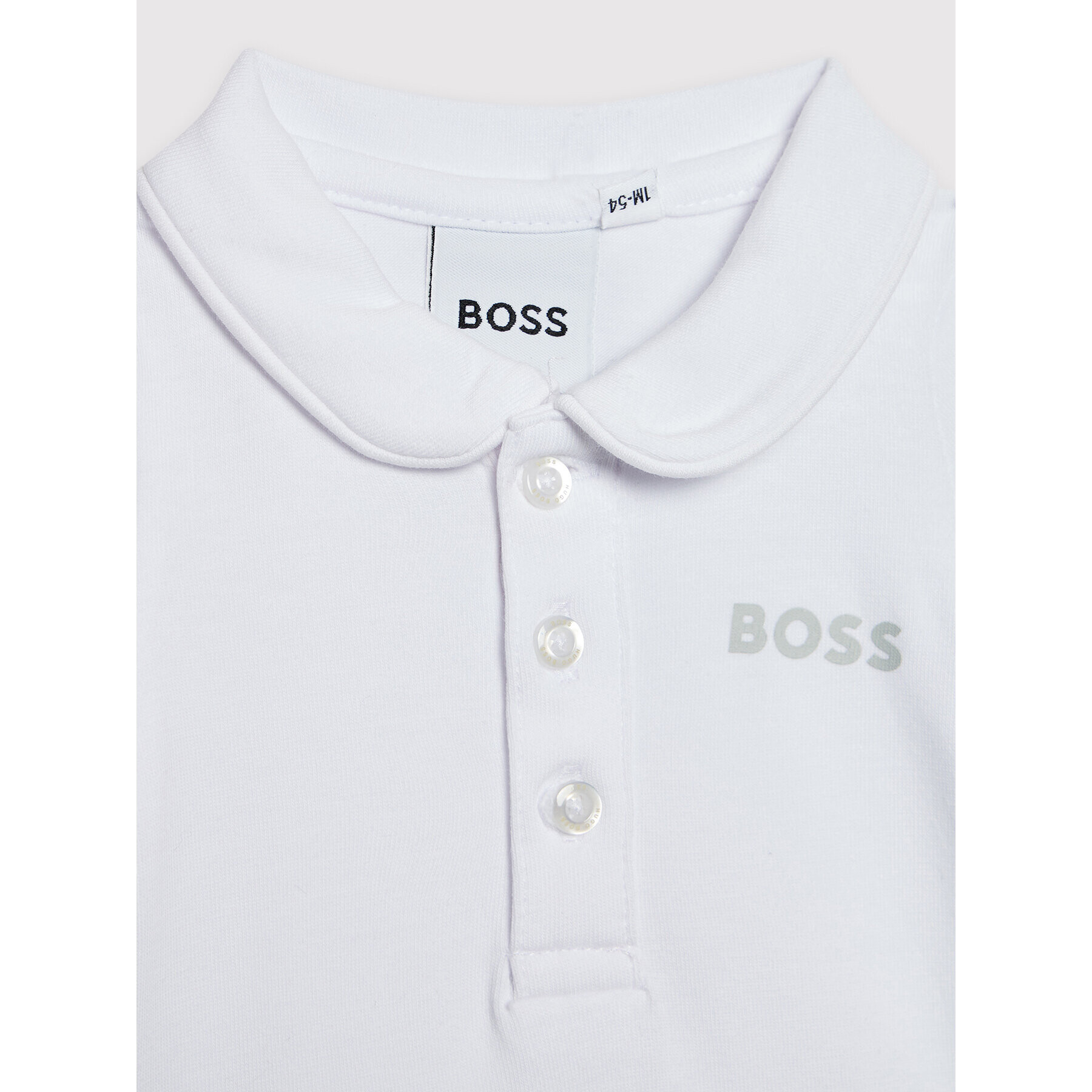 Boss Set 2 body-uri pentru copii J98363 Alb Regular Fit - Pled.ro