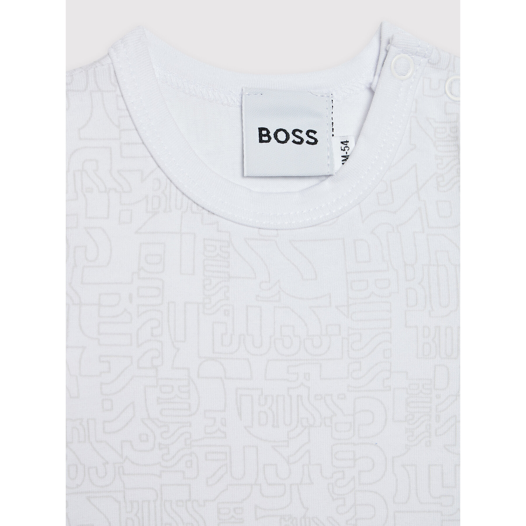 Boss Set 2 body-uri pentru copii J98363 Alb Regular Fit - Pled.ro