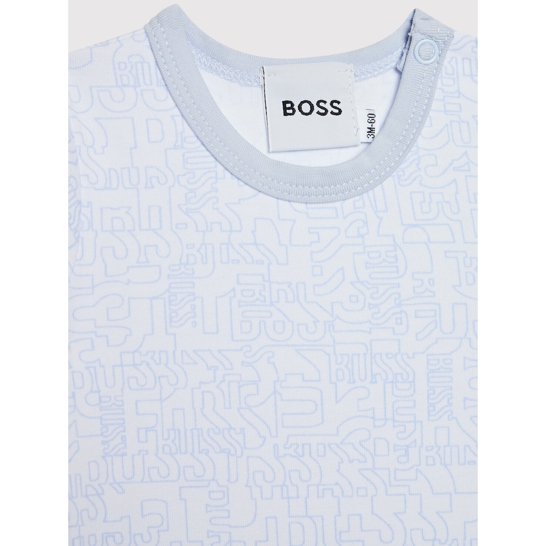 Boss Set 2 body-uri pentru copii J98363 Albastru Regular Fit - Pled.ro