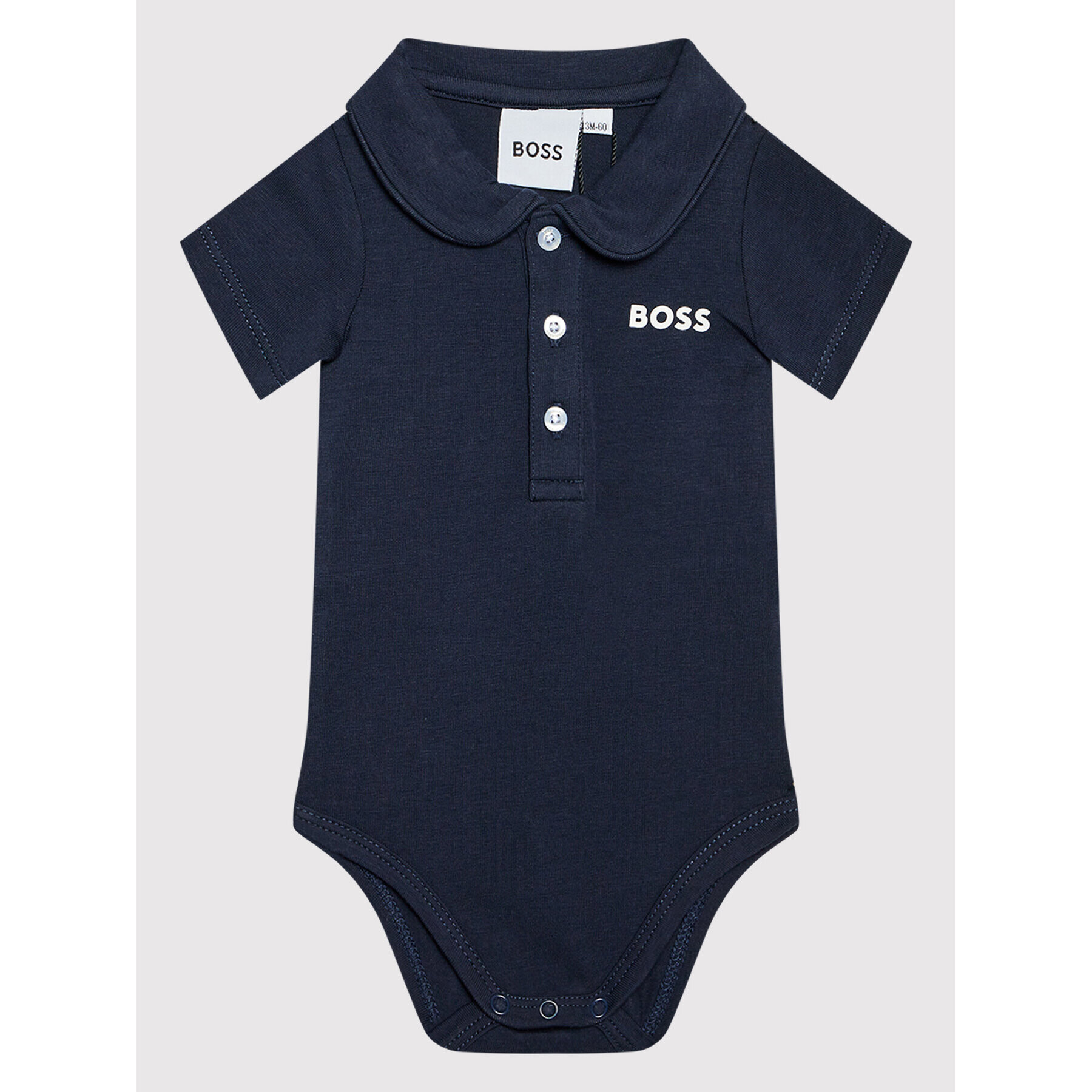 Boss Set 2 body-uri pentru copii J98363 Bleumarin Regular Fit - Pled.ro