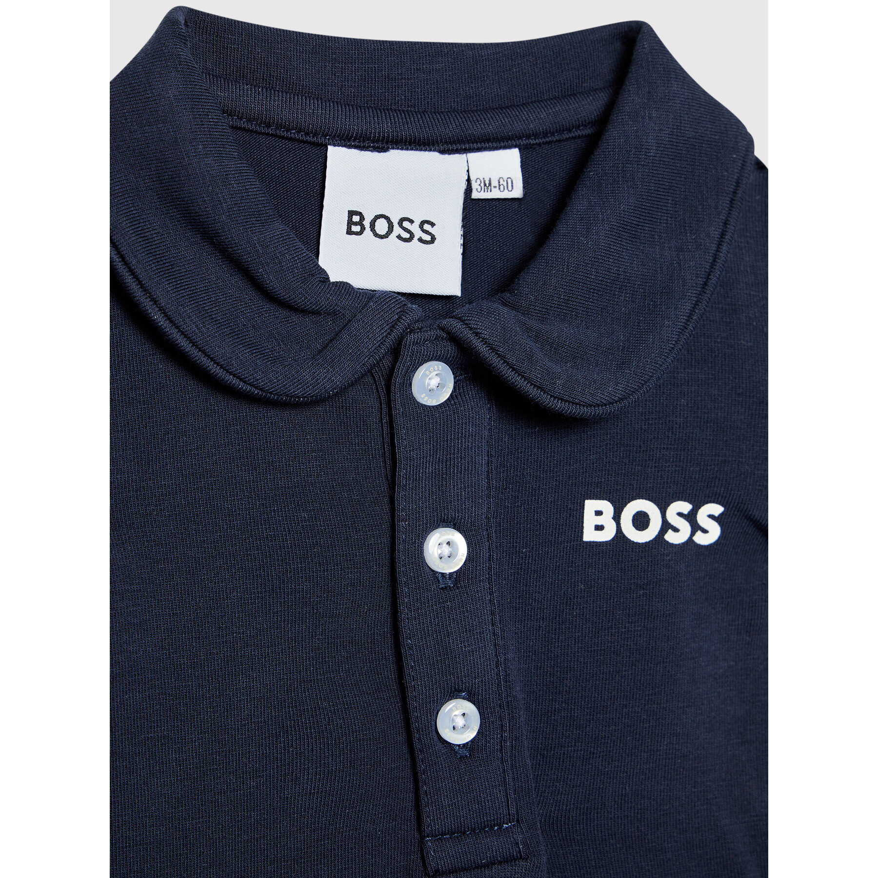 Boss Set 2 body-uri pentru copii J98363 Bleumarin Regular Fit - Pled.ro