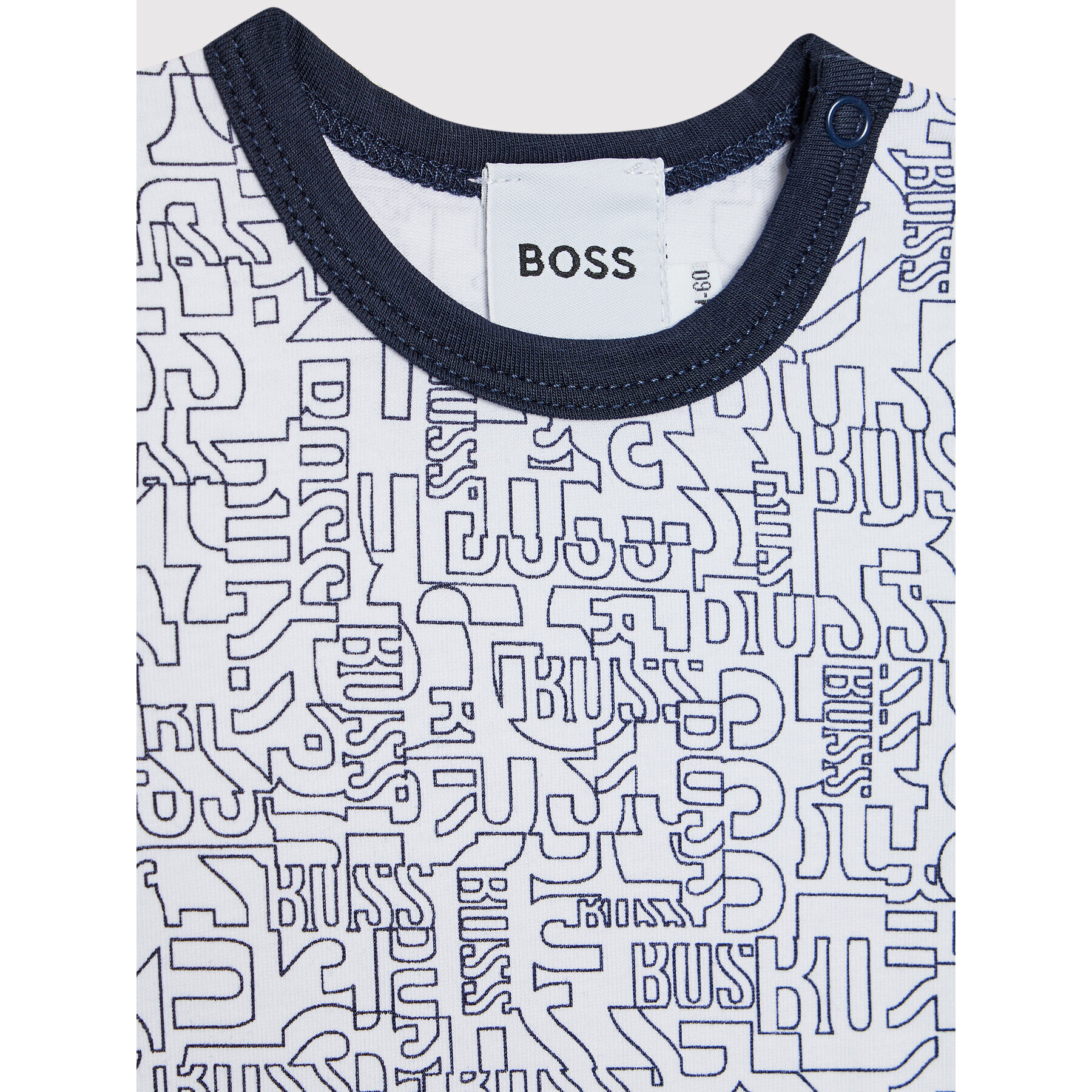 Boss Set 2 body-uri pentru copii J98363 Bleumarin Regular Fit - Pled.ro