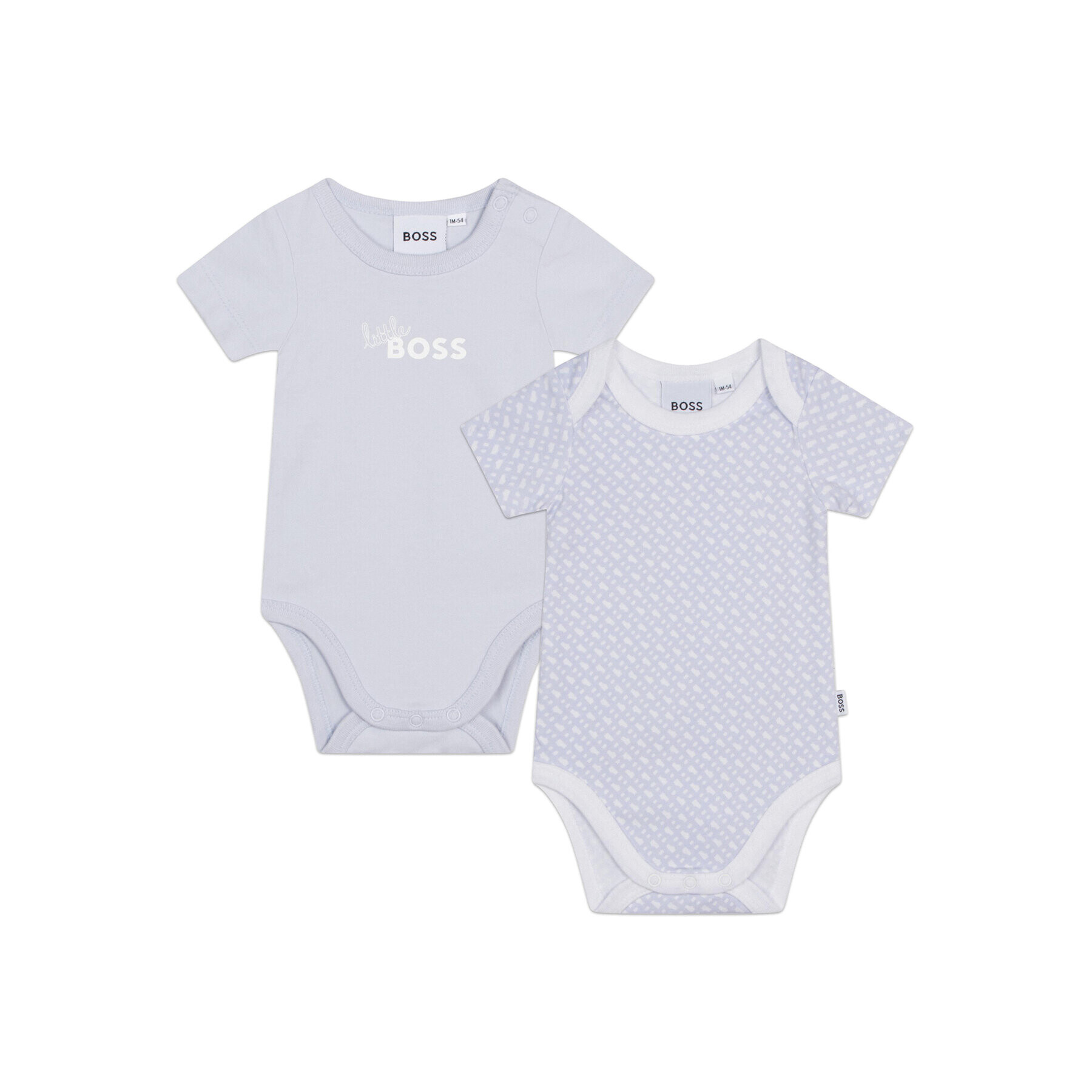 Boss Set 2 body-uri pentru copii J98407 Albastru Regular Fit - Pled.ro