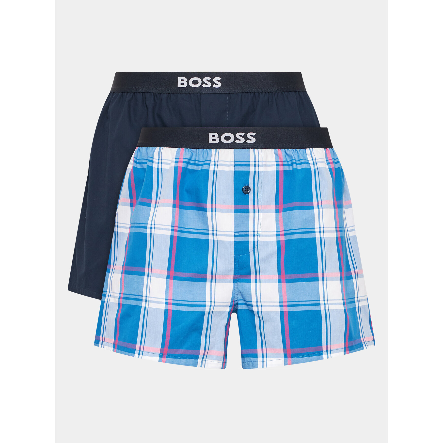 Boss Set 2 perechi de boxeri 50490983 Albastru - Pled.ro