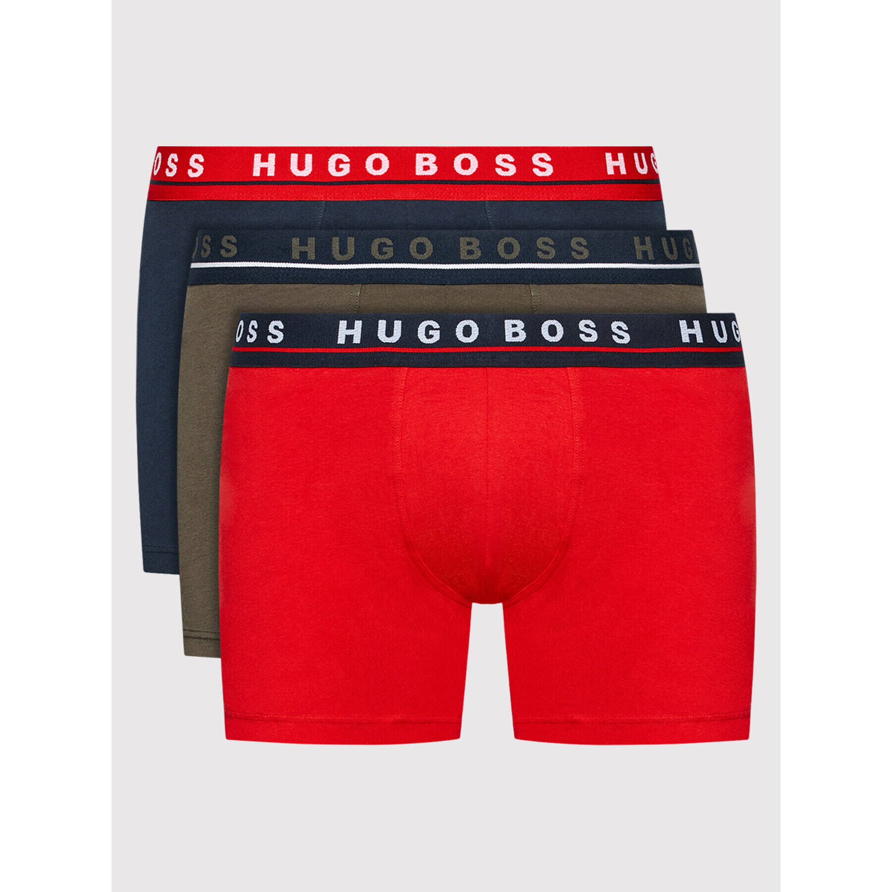 Boss Set 3 perechi de boxeri 50449457 Colorat - Pled.ro