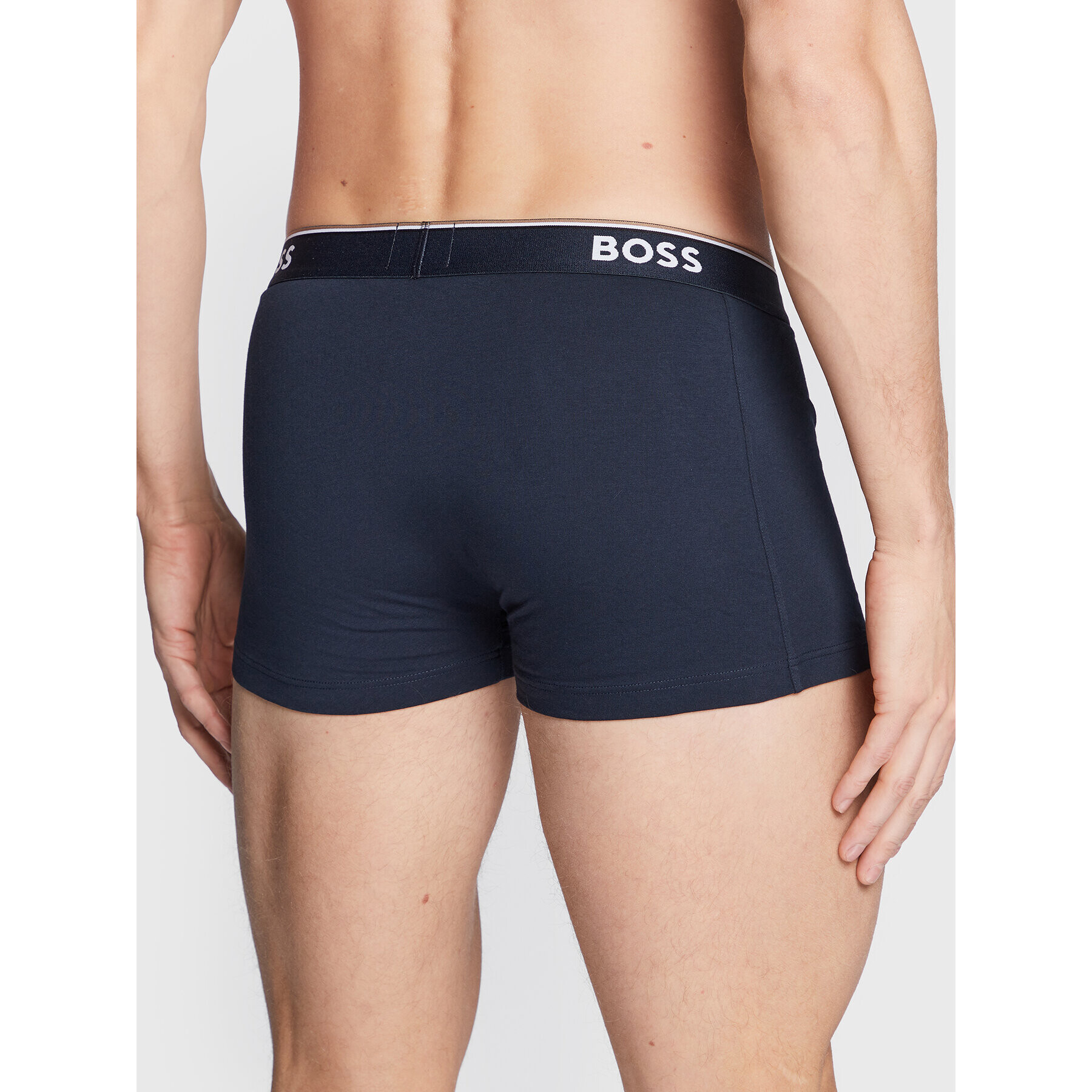 Boss Set 3 perechi de boxeri Power 50475274 Bleumarin - Pled.ro