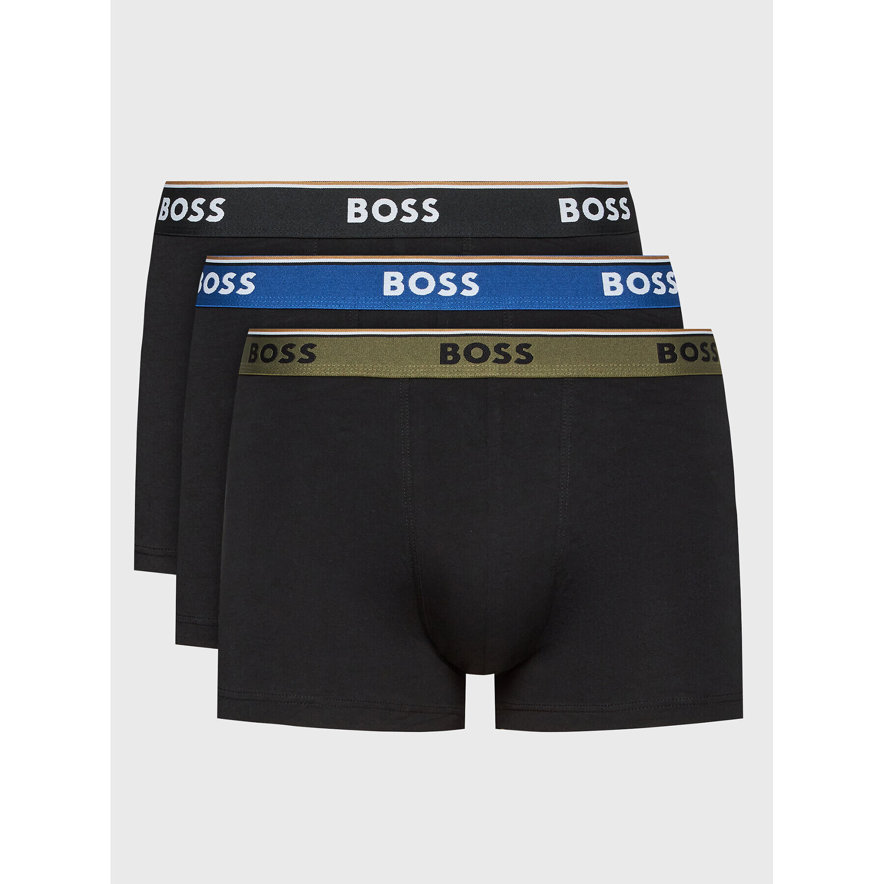 Boss Set 3 perechi de boxeri Power 50479114 Negru - Pled.ro